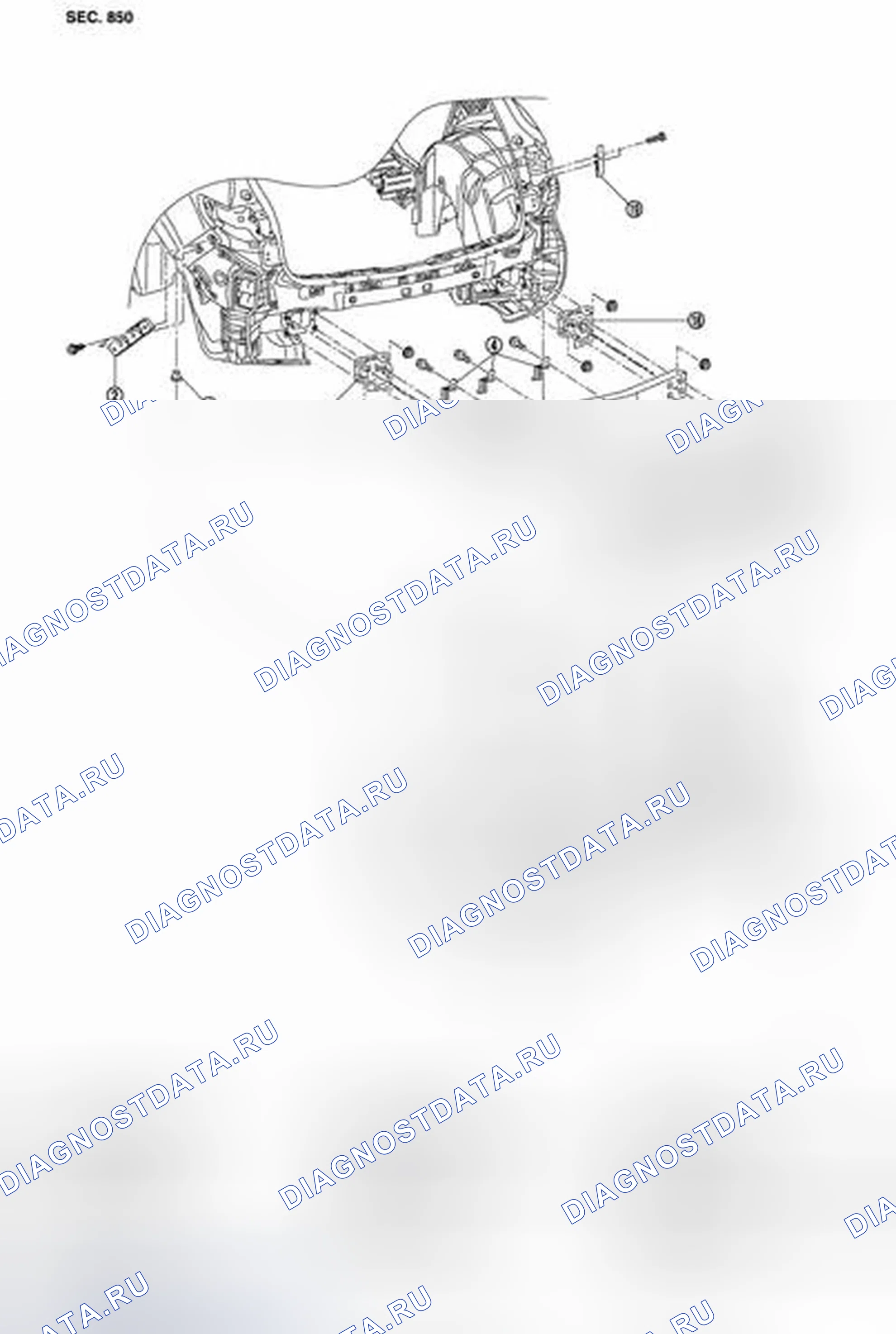 Рис. 11: Разнесенный вид. Infiniti FX35 II