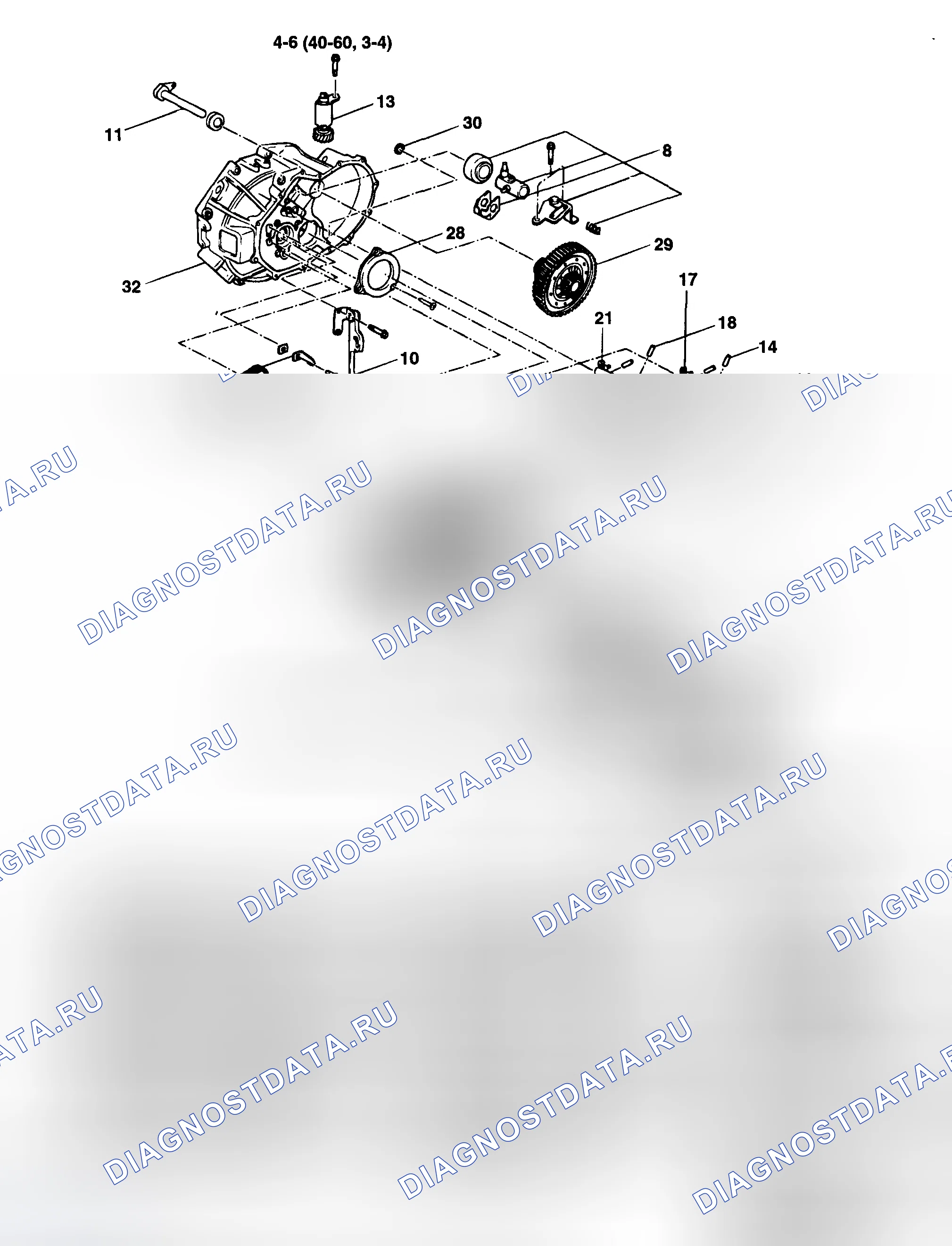Рис. 4: КОМПОНЕНТЫ. Hyundai Santa Fe I
