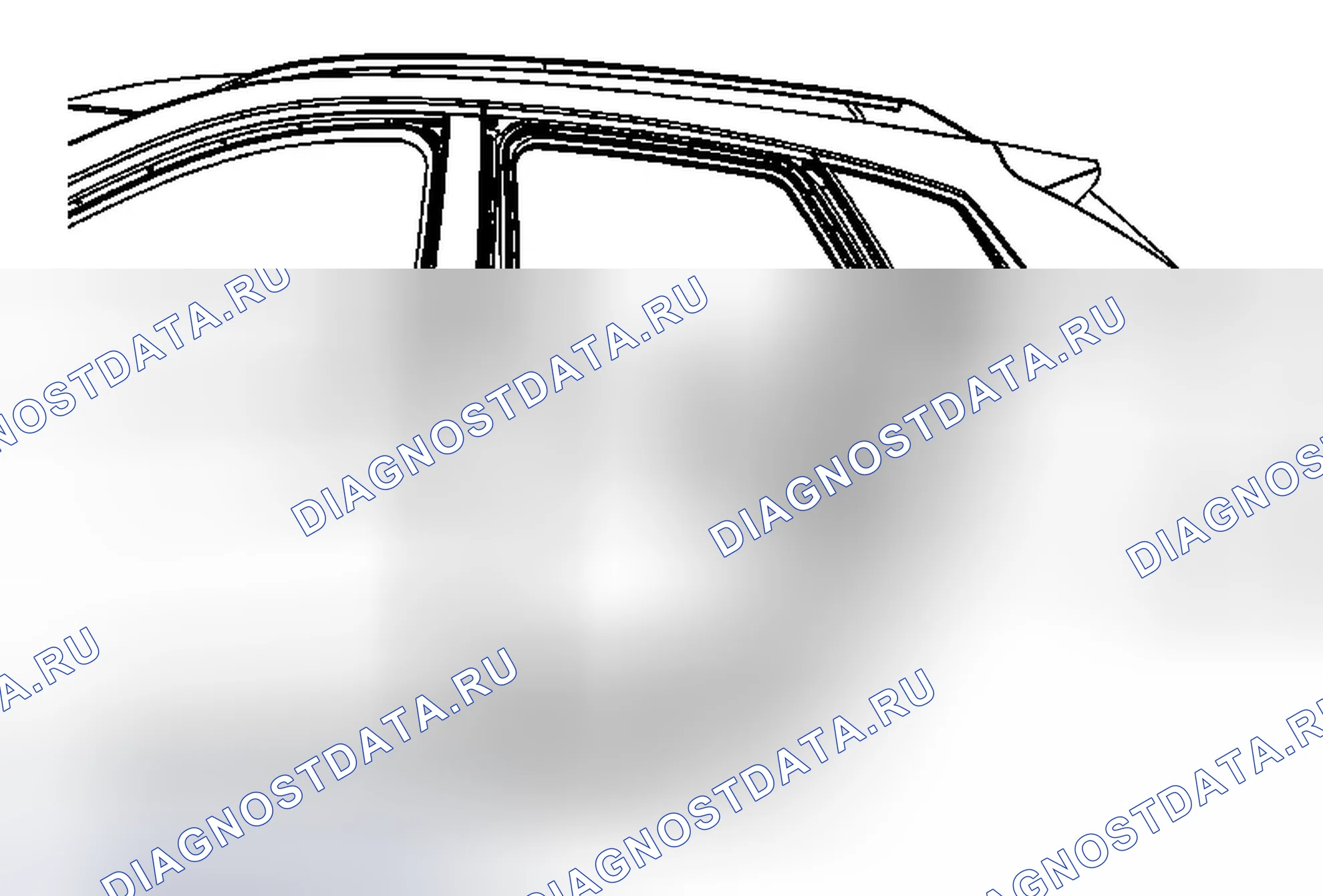 Рис. 8: Замена фиксатора задней боковой двери. Cadillac SRX II рестайлинг