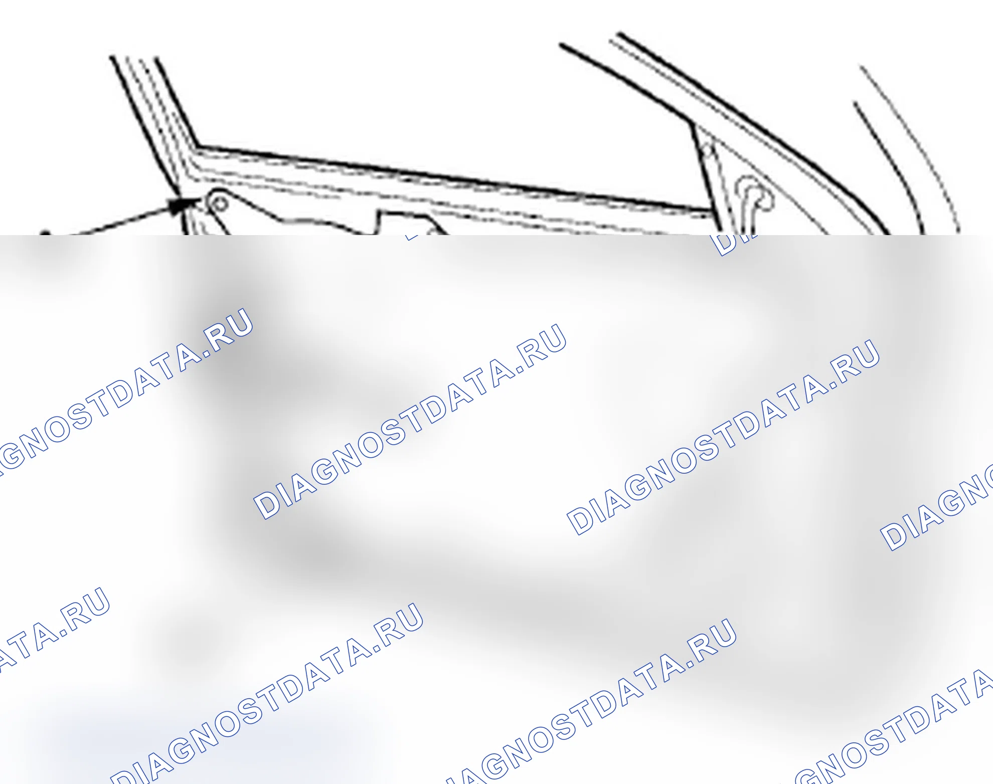 Рис. 47: Замена кронштейна передней двери. Acura RL II рестайлинг