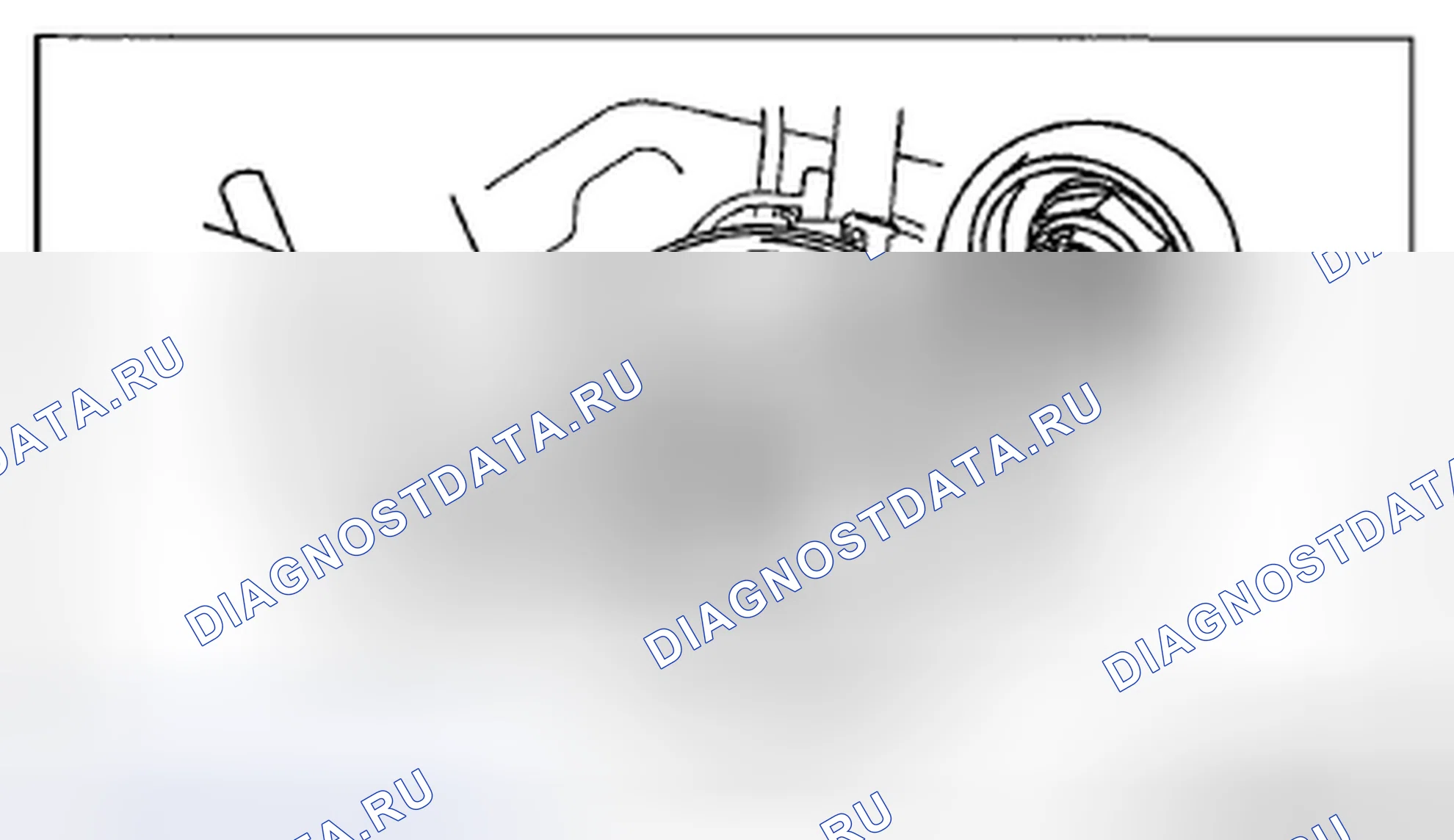 Рис. 4: Примечание по снятию контргайки. Mazda CX-7 I рестайлинг