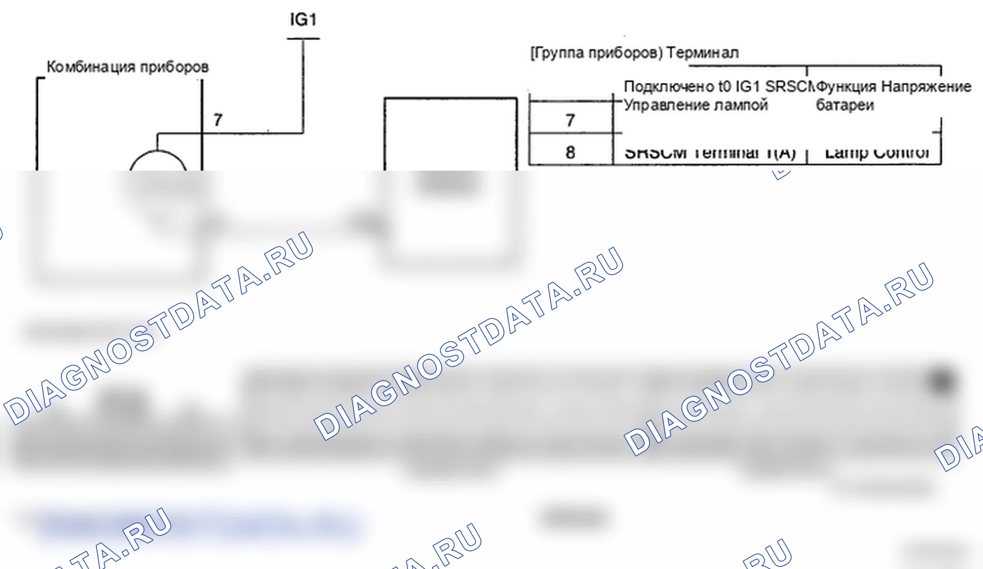 Рис. 178. Отказ предупредительной лампы - принципиальная схема. Hyundai Elantra IV