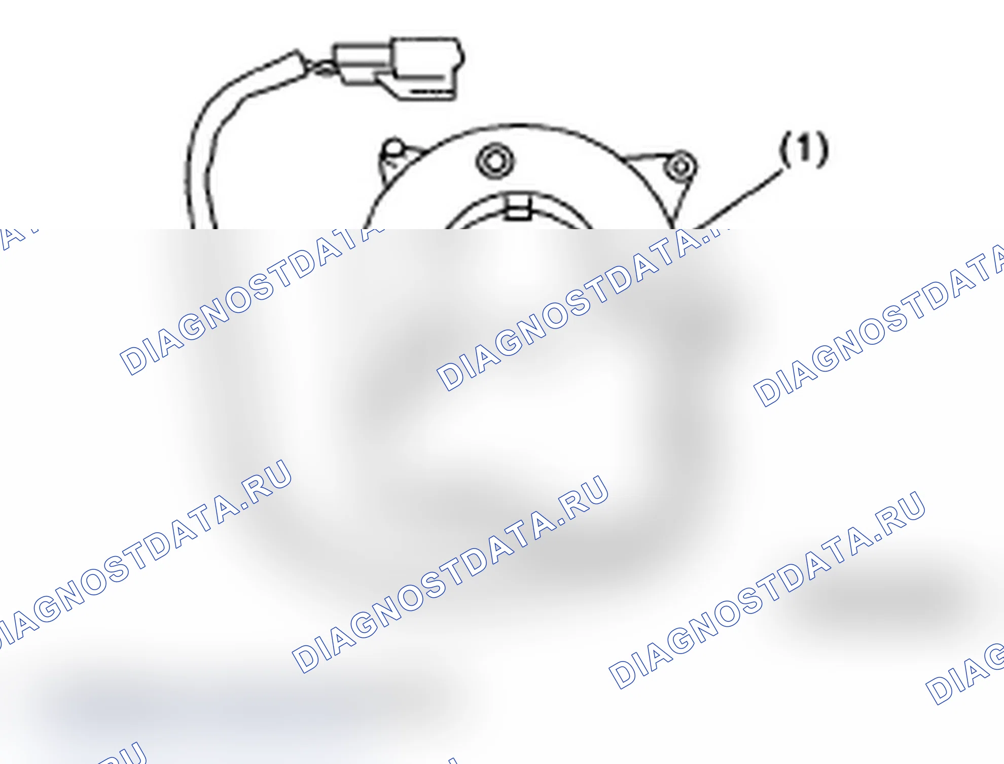 Рис. 71: ДАТЧИК УГЛА ПОВОРОТА РУЛЯ. Subaru Impreza WRX GH