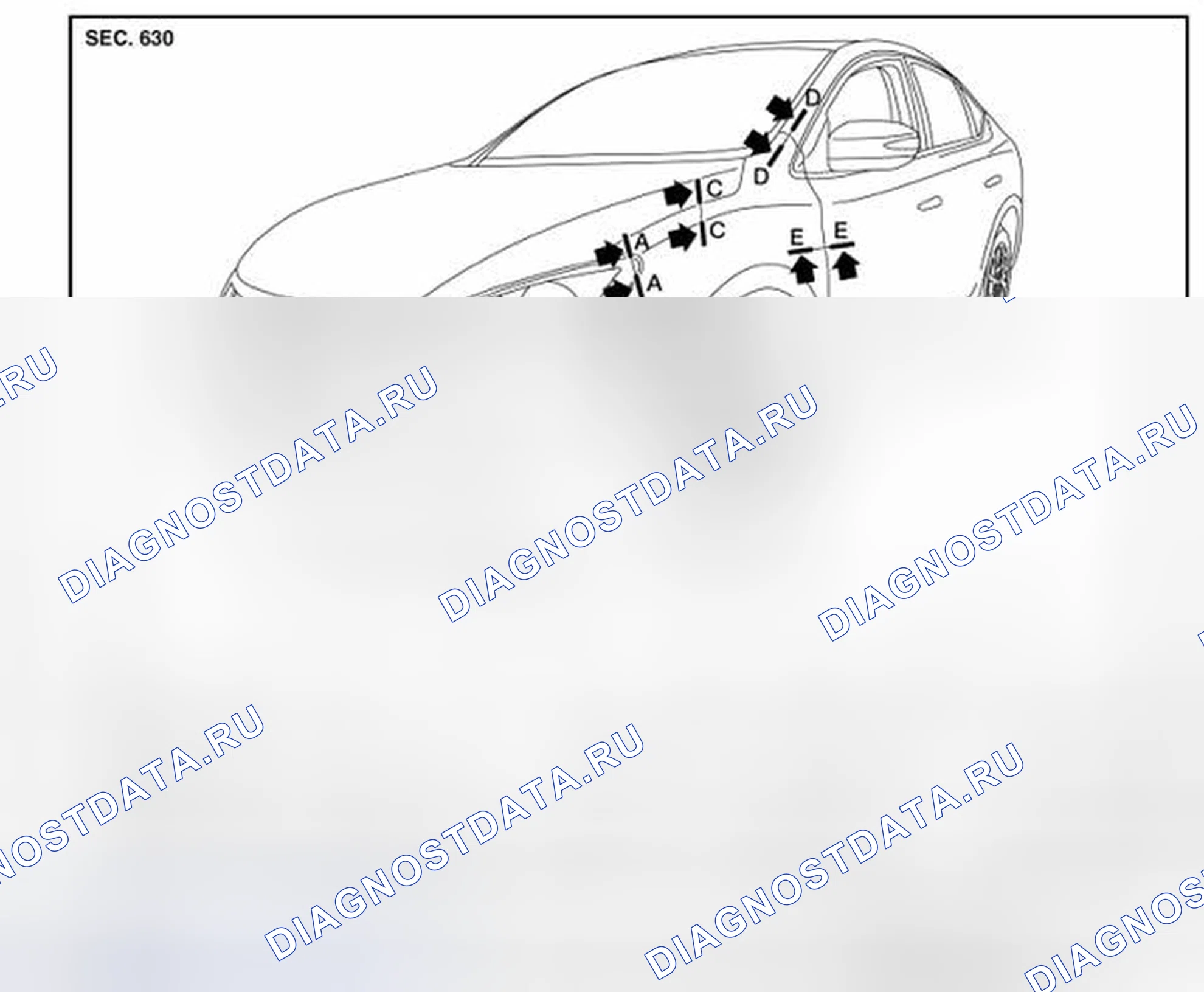 Рис. 251: Регулировка замков дверей и противоугонной системы. Nissan Sentra B17 рестайлинг