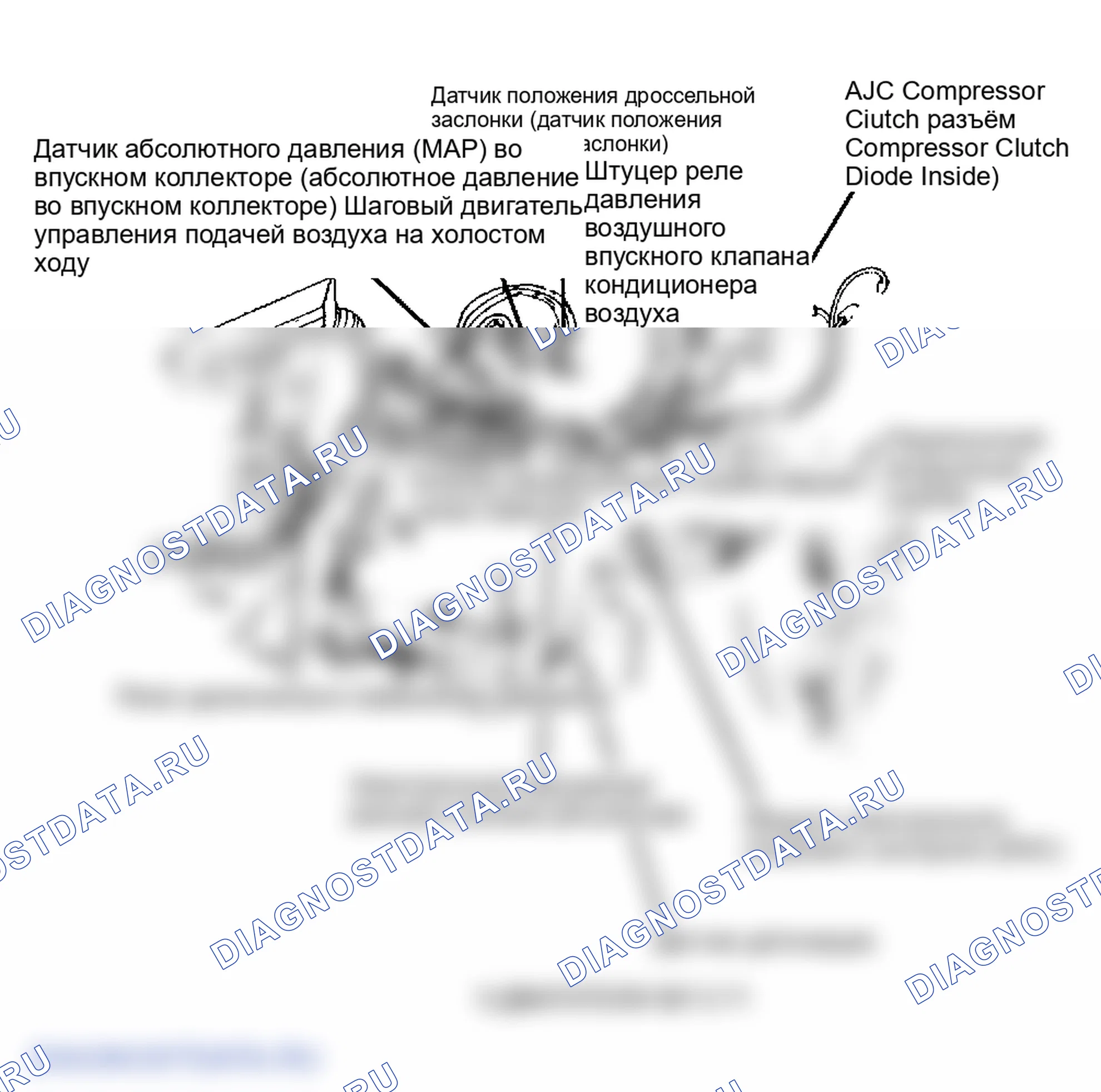 Рис. 10: Расположение компонентов (10 из 11). GMC Pickup V1500 