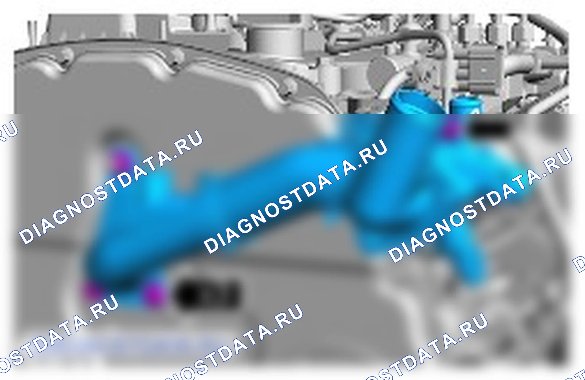 Как снять присоединяемые детали двигателя. Ford Transit VII