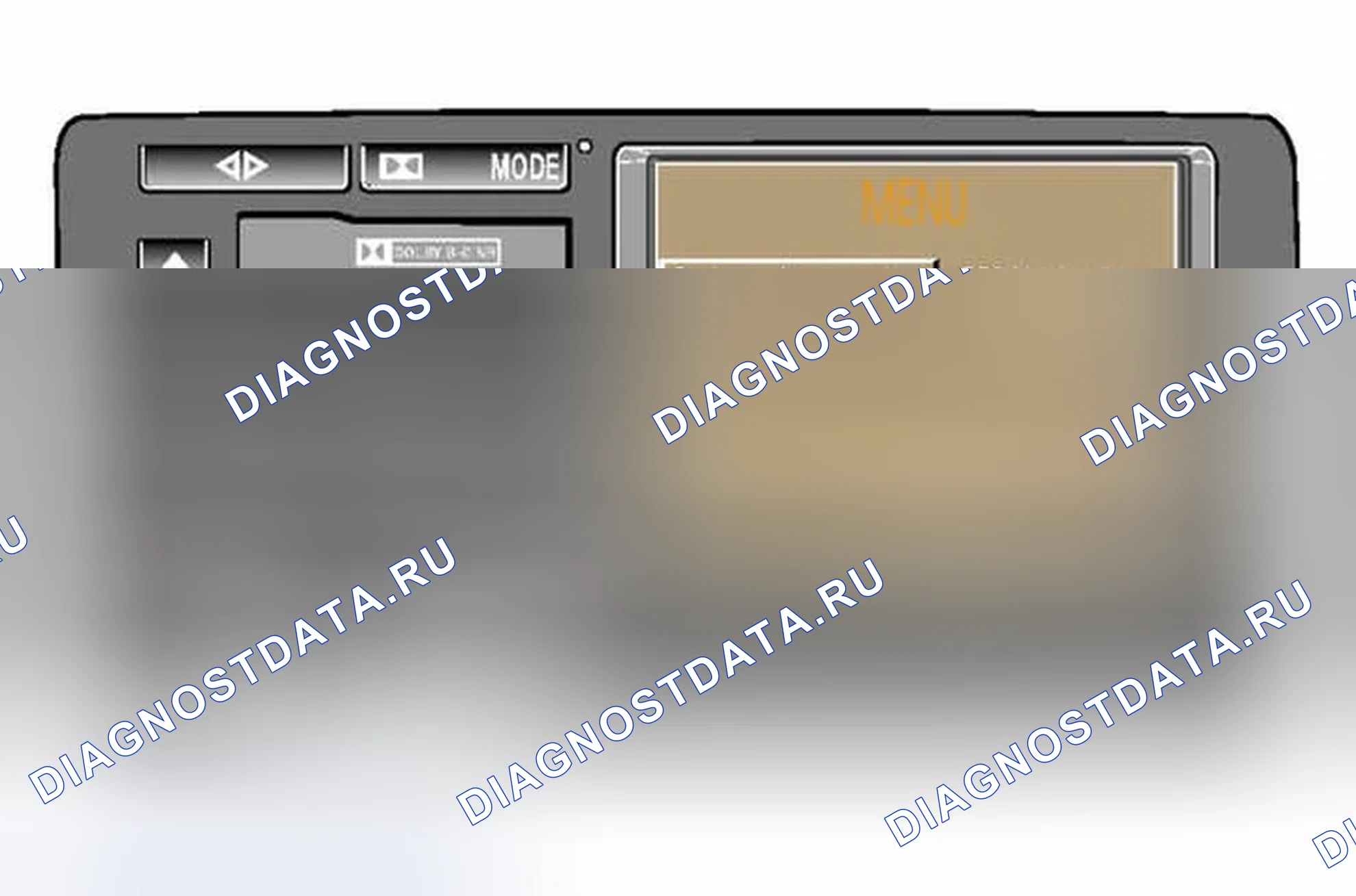 Рис. 10: Идентификация E46/E53 цветного монитора. BMW X5 E53