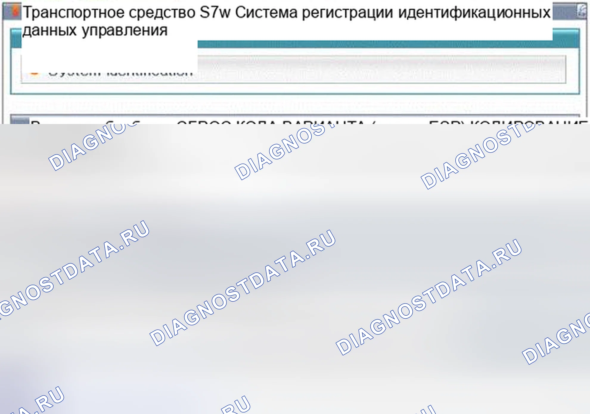 Рис. 24: Вариантное кодирование (в случае подключения GDS к интернету). Hyundai Accent IV