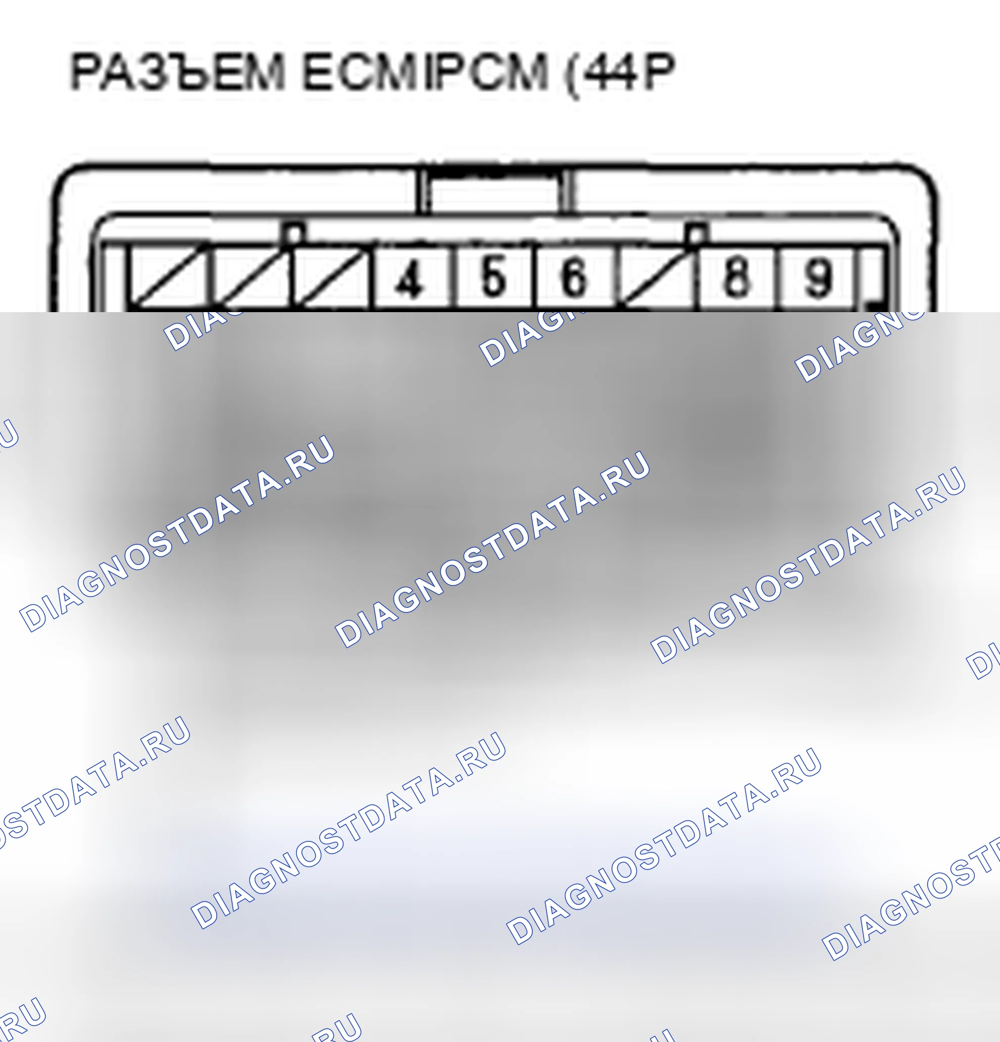 Рис. 316: Неисправность расшифровка кода ошибки U0131: F-CAN (блок управления двигателем / блок управления силовым агрегатом (PCM) (блок управления силовым агрегатом)- EPS). Acura CSX I