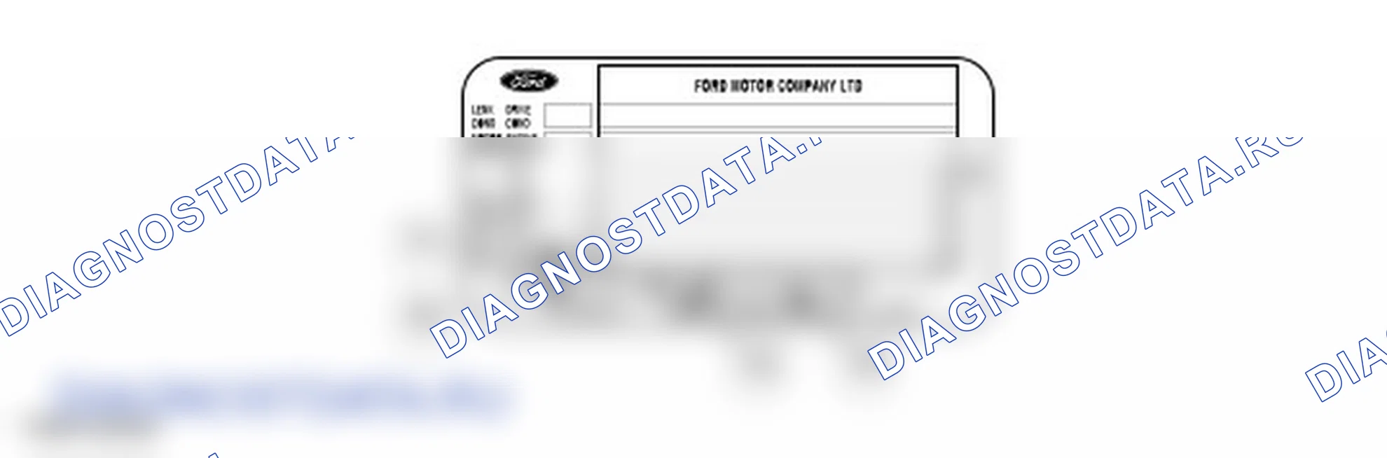 Идентификация автомобиля (VIN) Расположение пластин: описание и работа. Ford Mondeo I