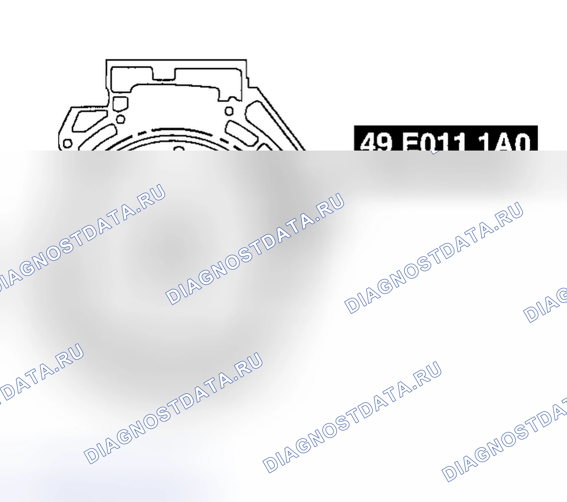Рис. 59: ПРИВОДНАЯ ПЛАСТИНА (ATX), МАХОВИК (MTХ) ПРИМЕЧАНИЕ К РАЗБОРКЕ. Honda CR-V IV рестайлинг