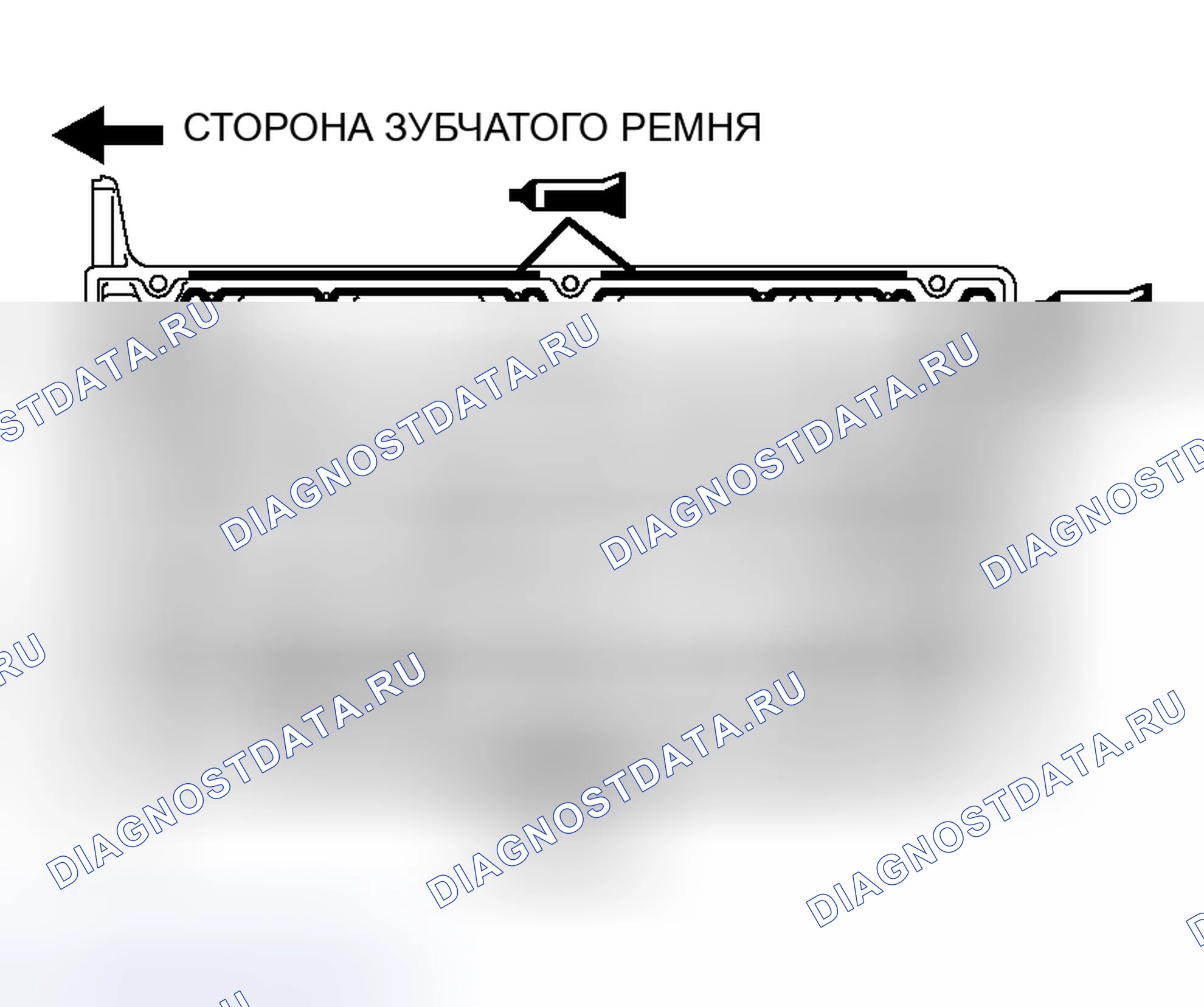 Рис. 155: > > D < < МОНТАЖ КРЫШКИ КОРОМЫСЛА / ПРОКЛАДКИ A. Mitsubishi Lancer IX рестайлинг