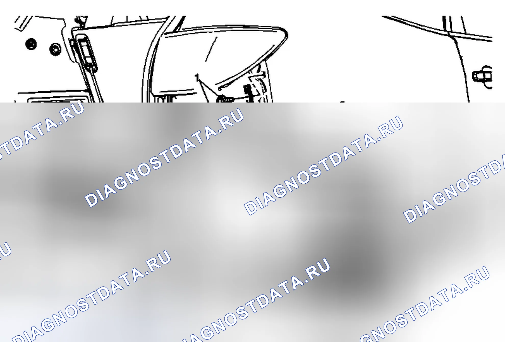 Рис. 41: Замена кронштейна задней панели бампера - сбоку (траверса). GMC Acadia I рестайлинг
