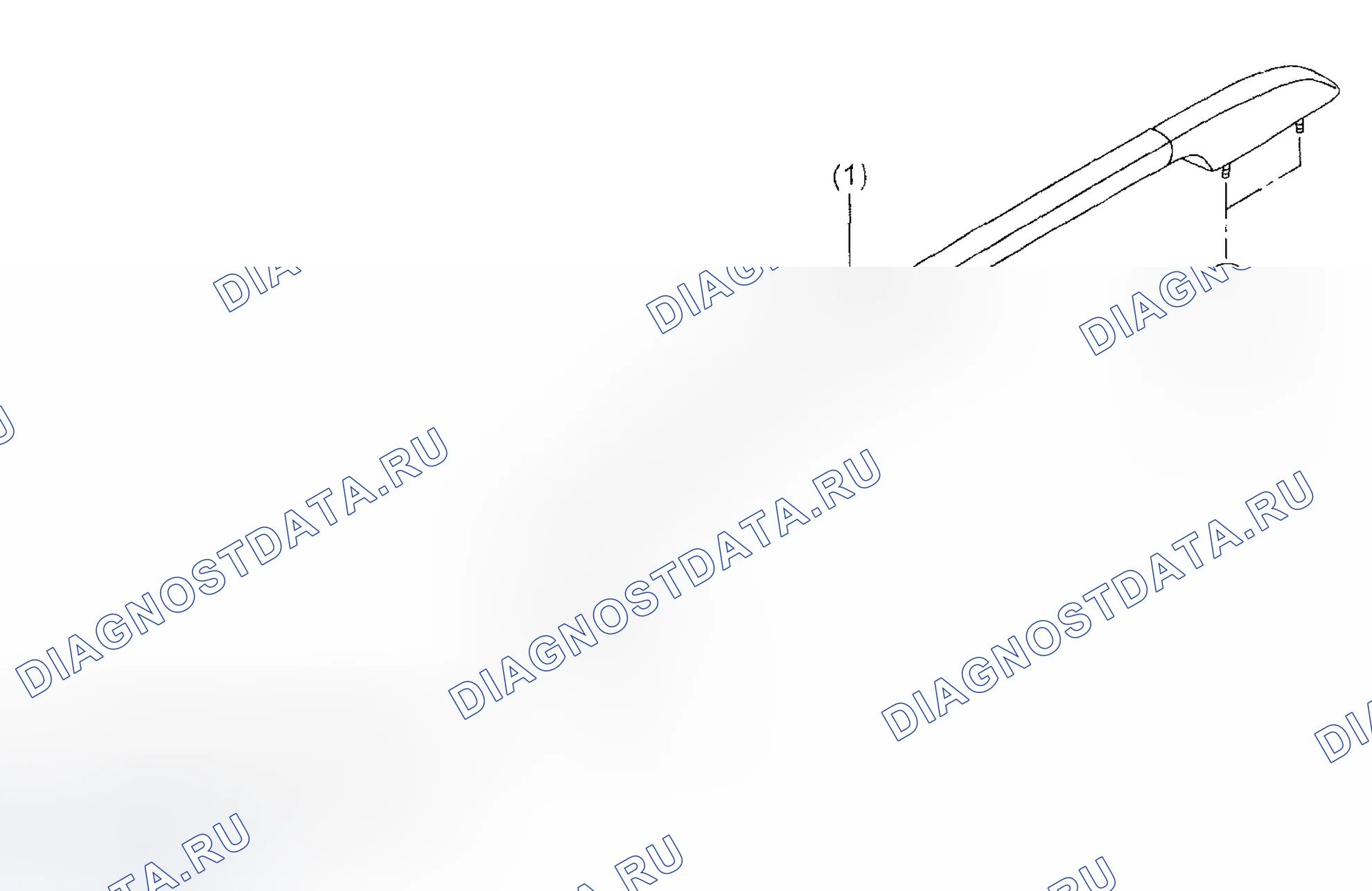 Рис. 12: РЕЙКА КРЫШИ. Subaru Impreza WRX GD/GG рестайлинг