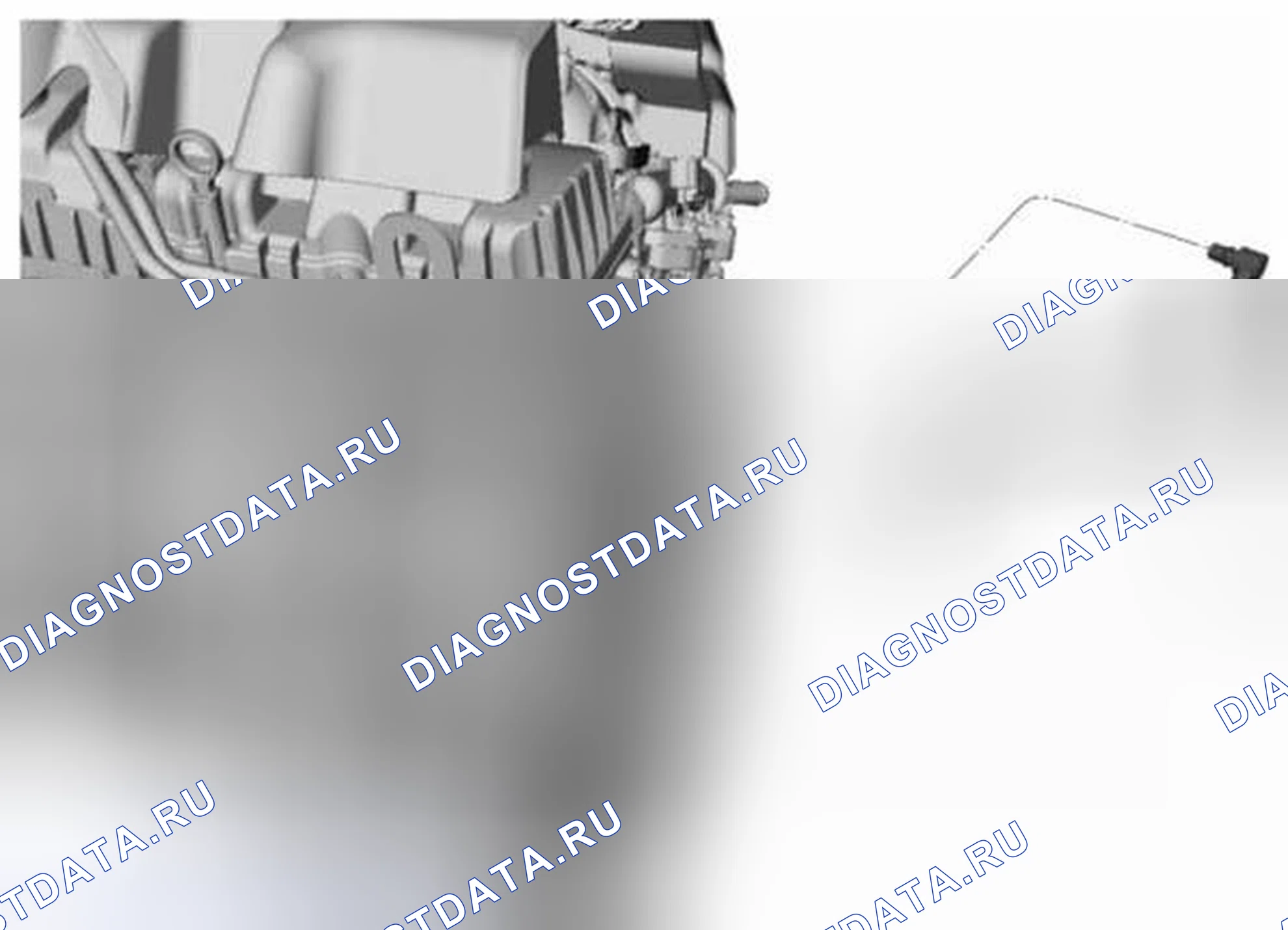 Рис. 35: Турбокомпрессор левый (вид 1 из 4). Ford Pickup F250 Super Duty II