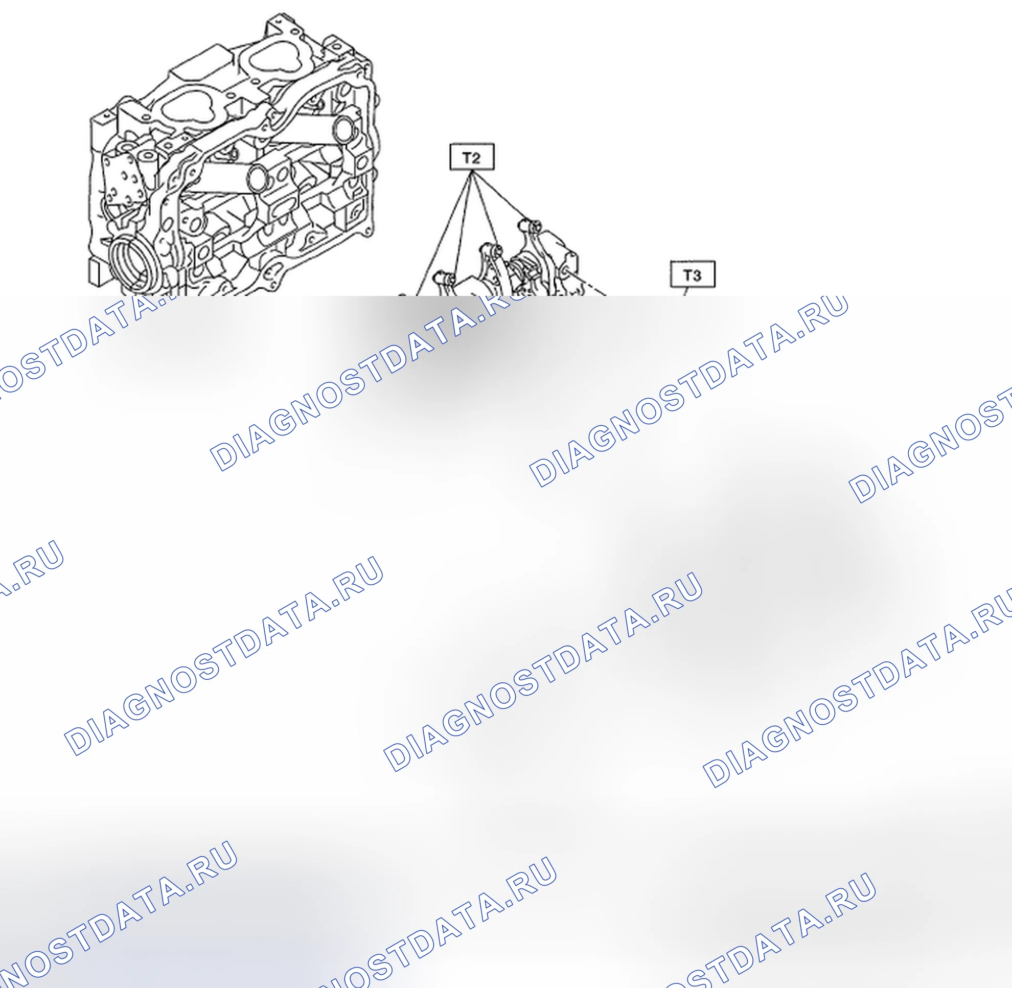 Рис. 77: КОРОМЫСЛО КЛАПАНА В СБОРЕ. Subaru Impreza WRX GH