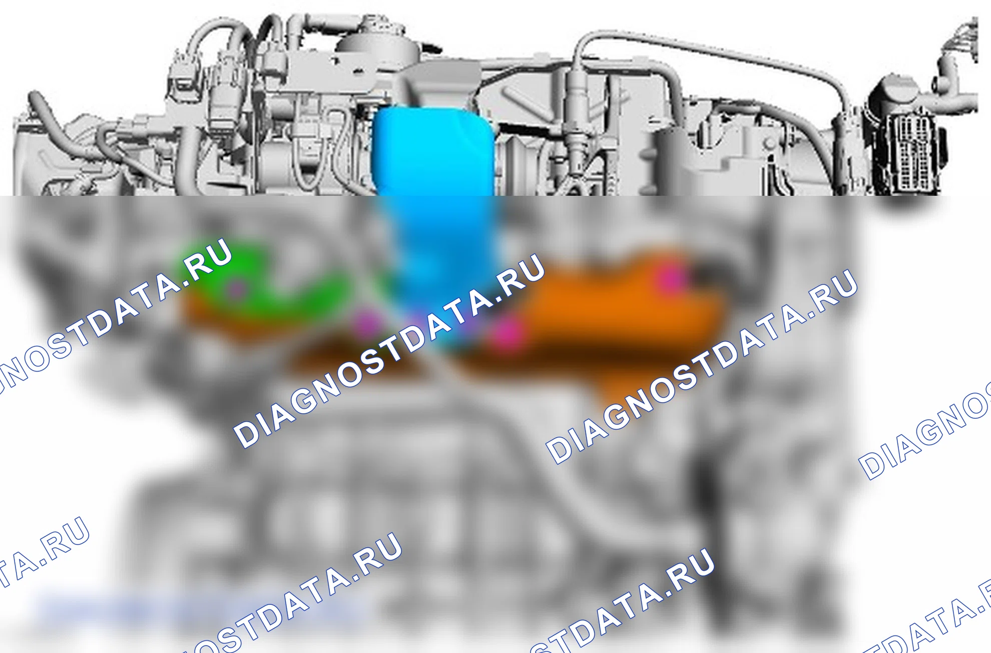 Как снять присоединяемые детали двигателя. Ford S-MAX II