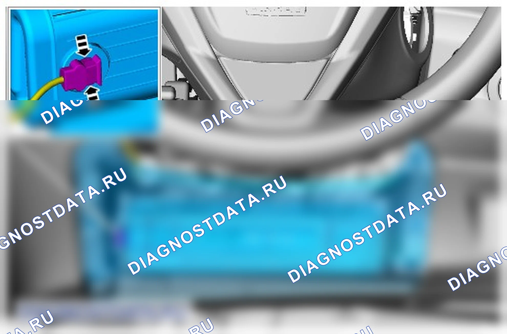 Подушка безопасности водителя: описание и работа. Ford EcoSport II