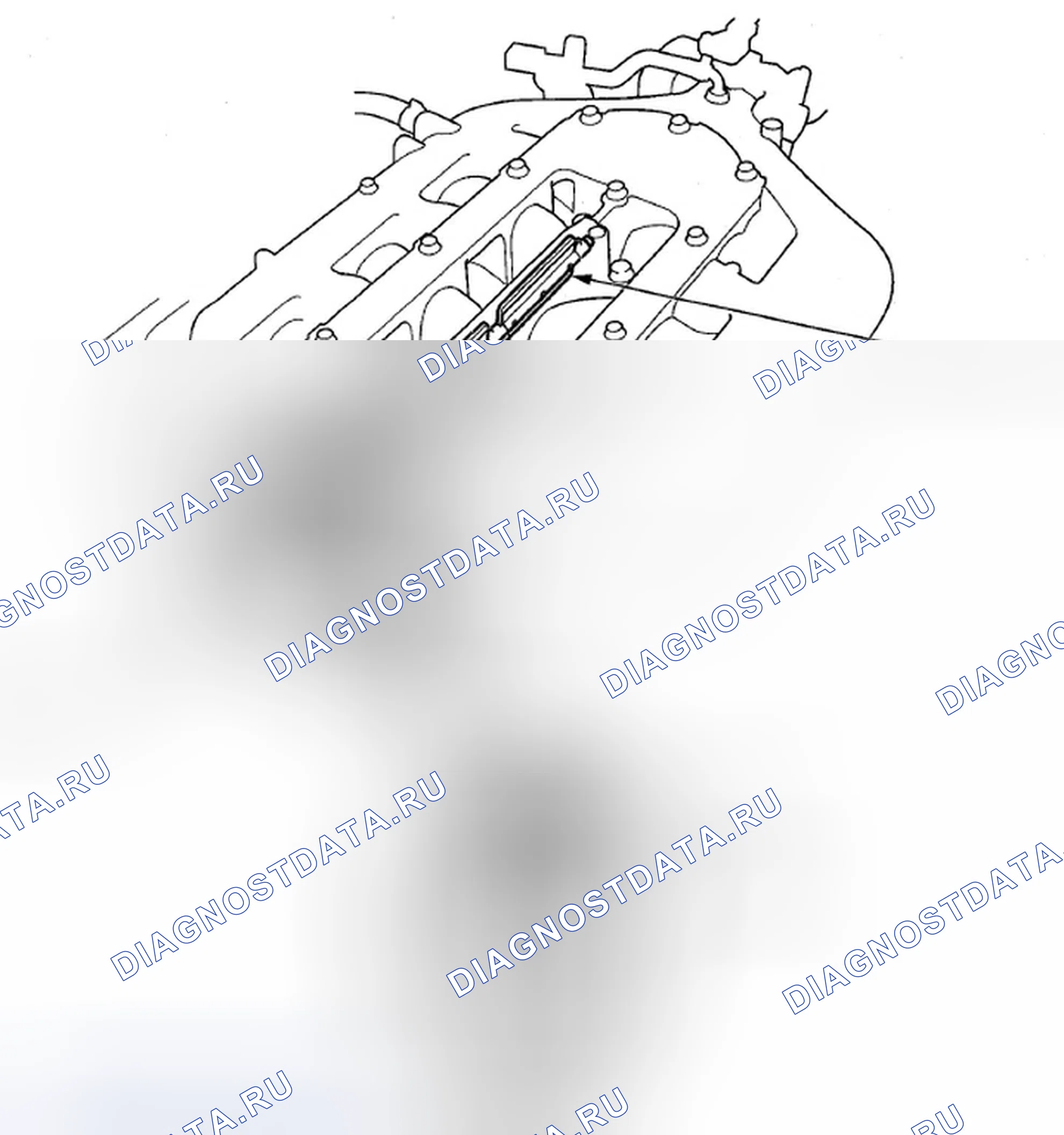 Рис. 58: Клапан настройки впускного коллектора (IMT). Acura ZDX I