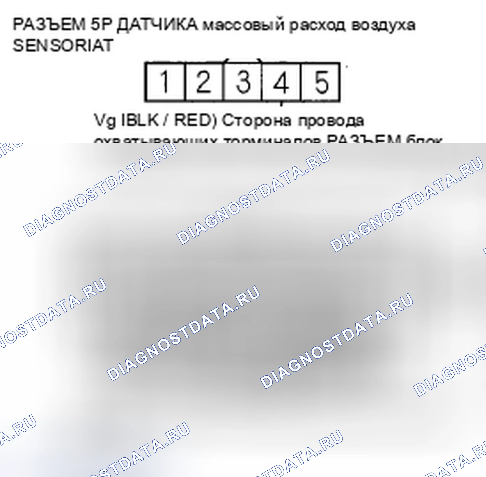 Рис. 333: P0103 расшифровка кода ошибки: высокое напряжение цепи датчика массовый расход воздуха. Honda Civic VIII