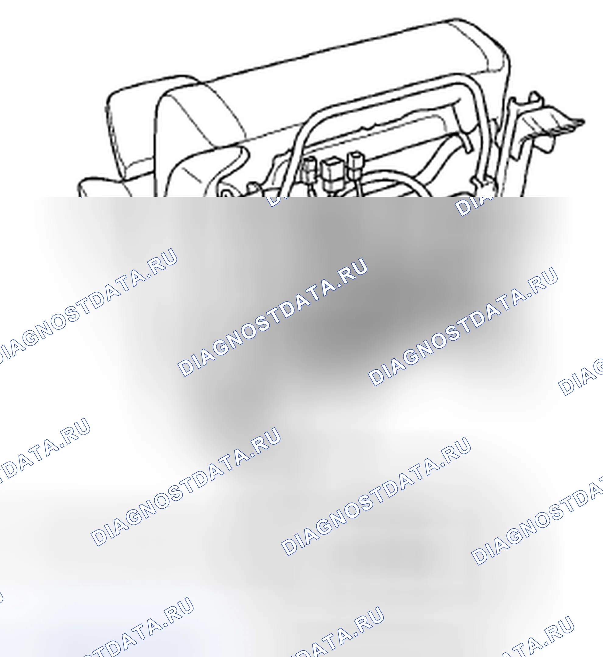 Рис. 605: Сиденье переднего пассажира. Honda Accord VIII