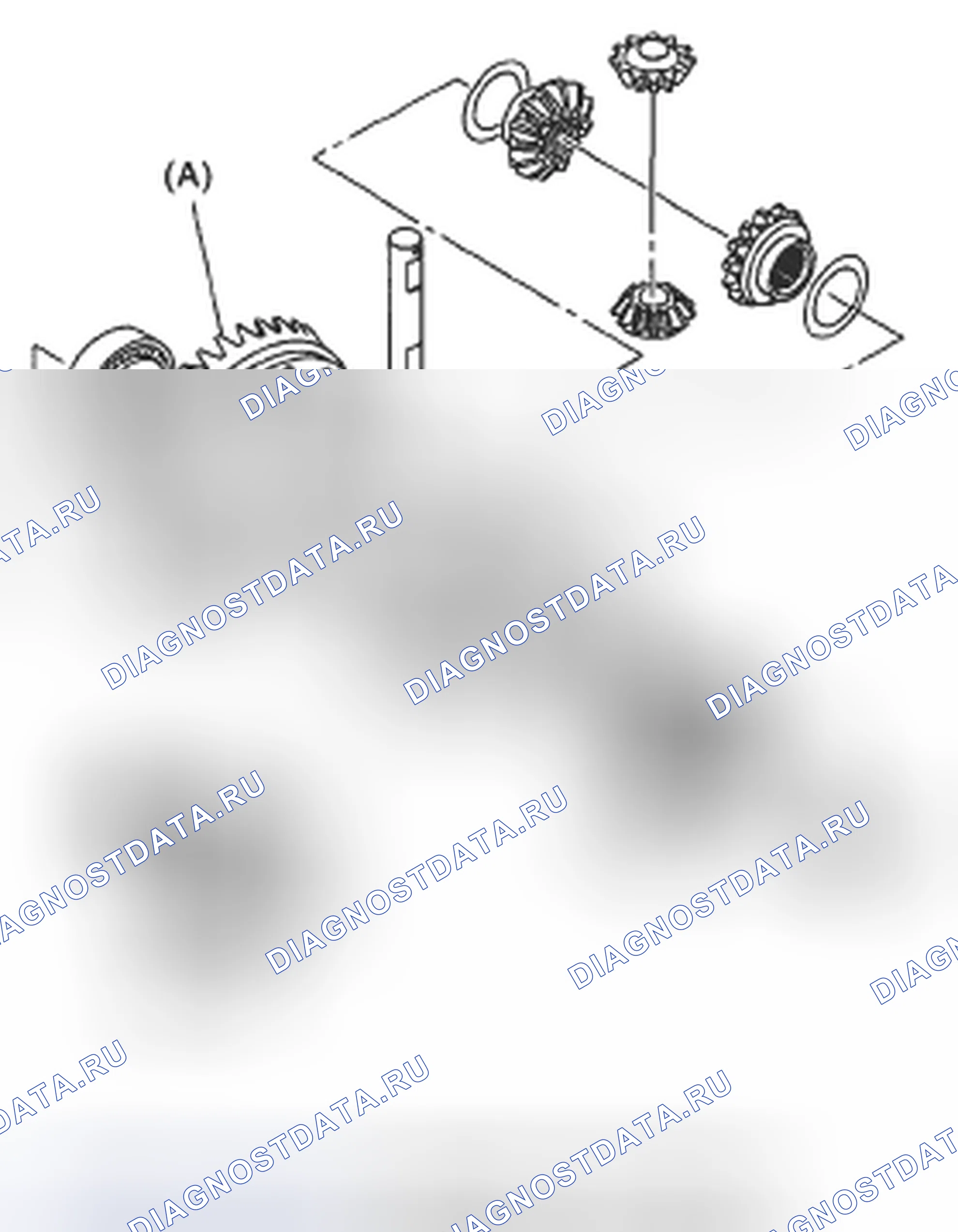 Рис. 192: КАРТЕР ДИФФЕРЕНЦИАЛА В СБОРЕ. Subaru Legacy BL/BP рестайлинг