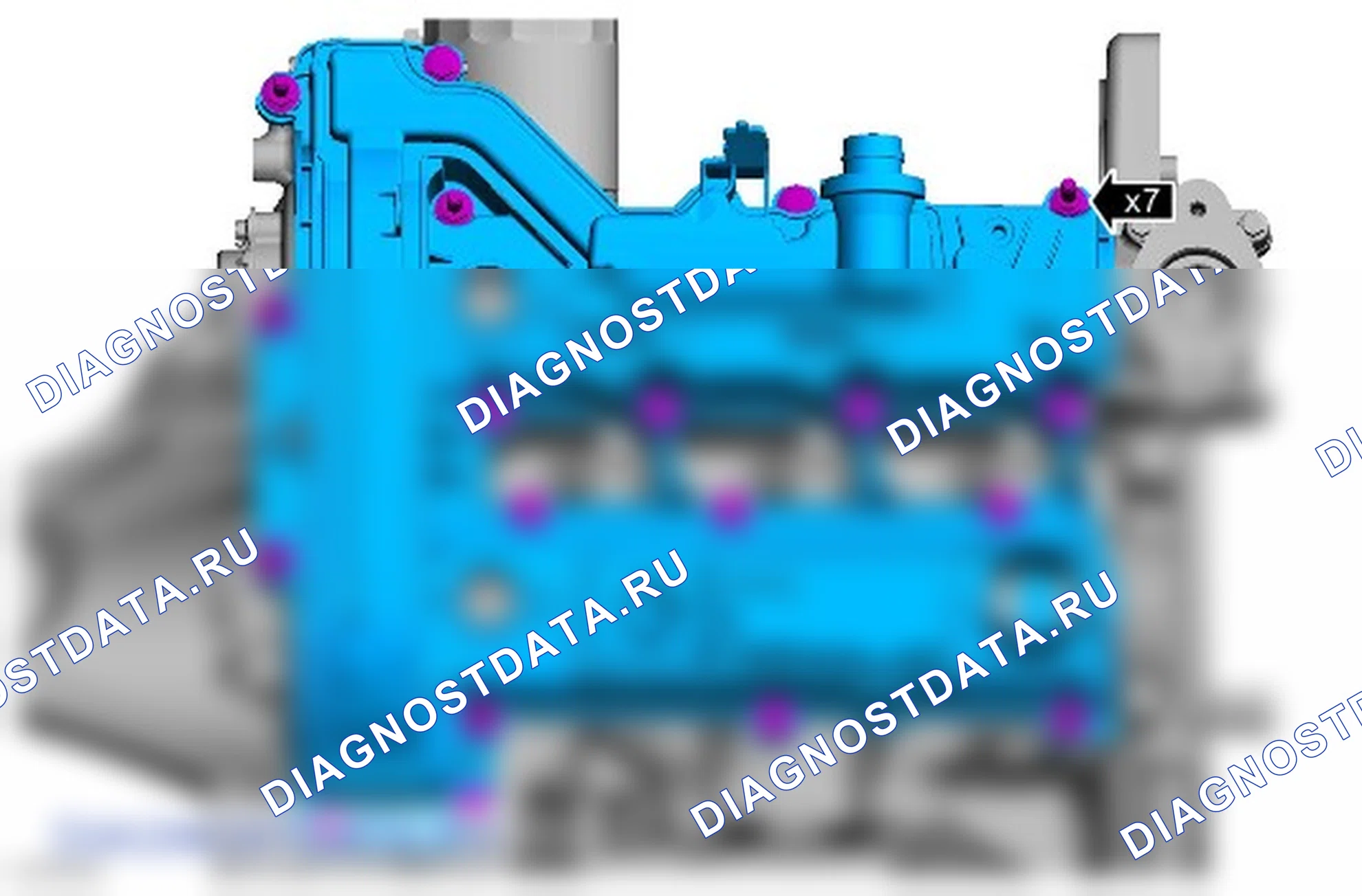 Разборка двигателя. Ford Grand C-MAX II