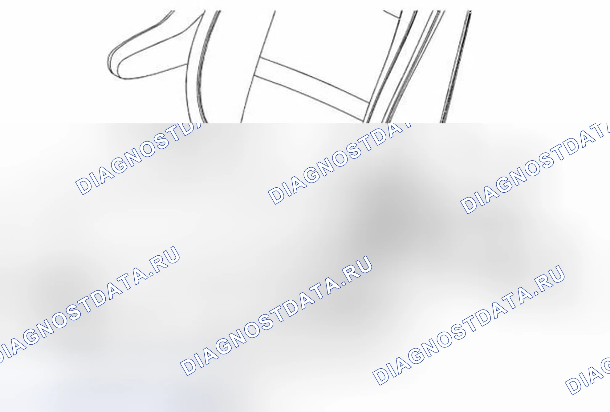 Рис. 23: Замена ручки отклонителя спинки переднего сиденья. Buick Encore I