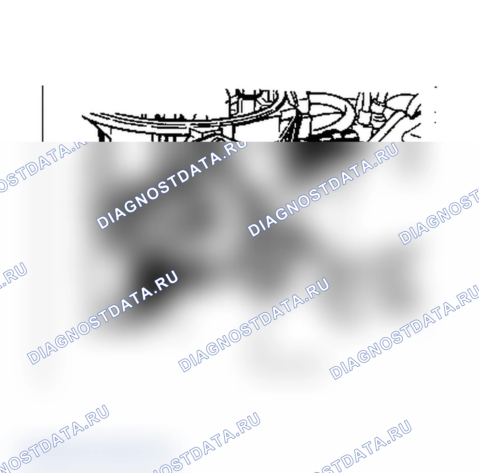 Рис. 379: DR39 (2 из 10) - Расположение соединителя топливного инжектора. Dodge Dakota Shelby 