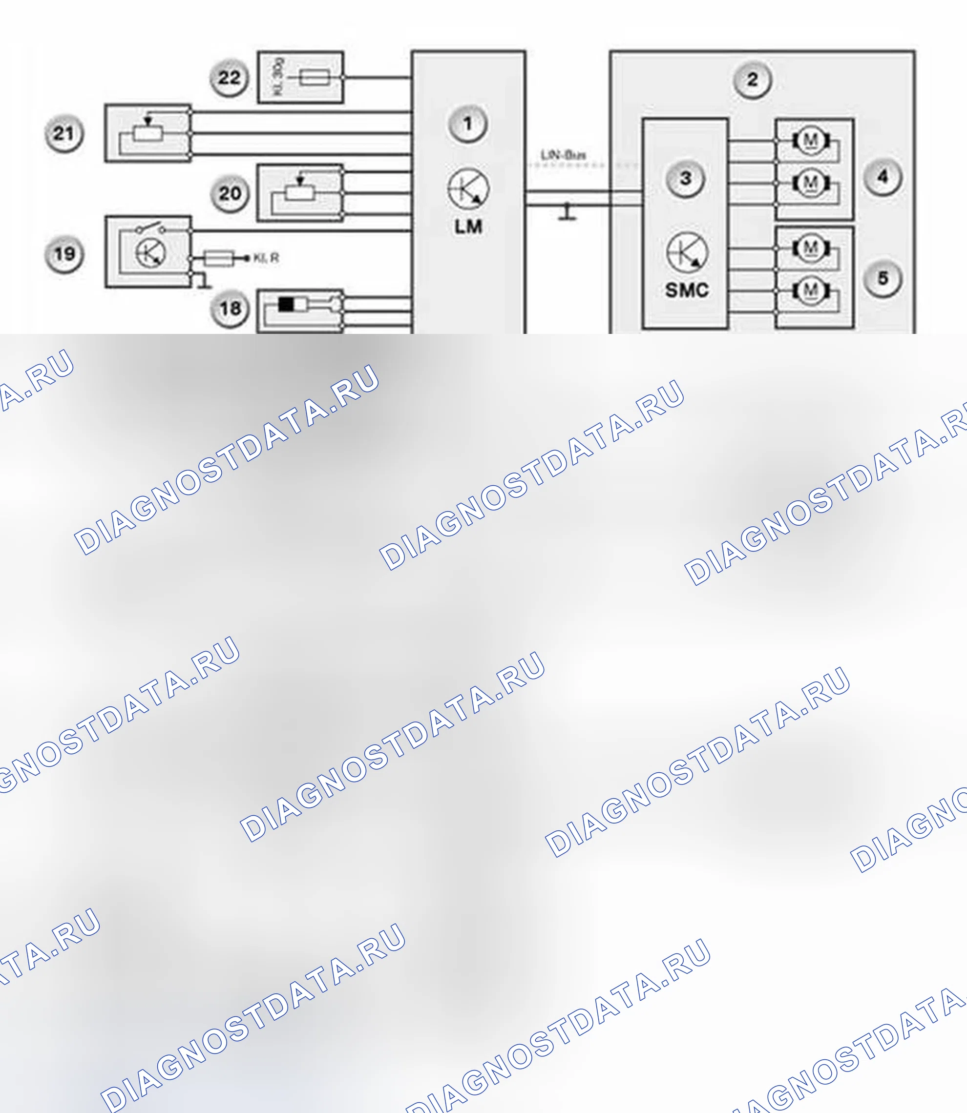 Рис. 8: Принципиальная схема системы. BMW M6 E63/E64