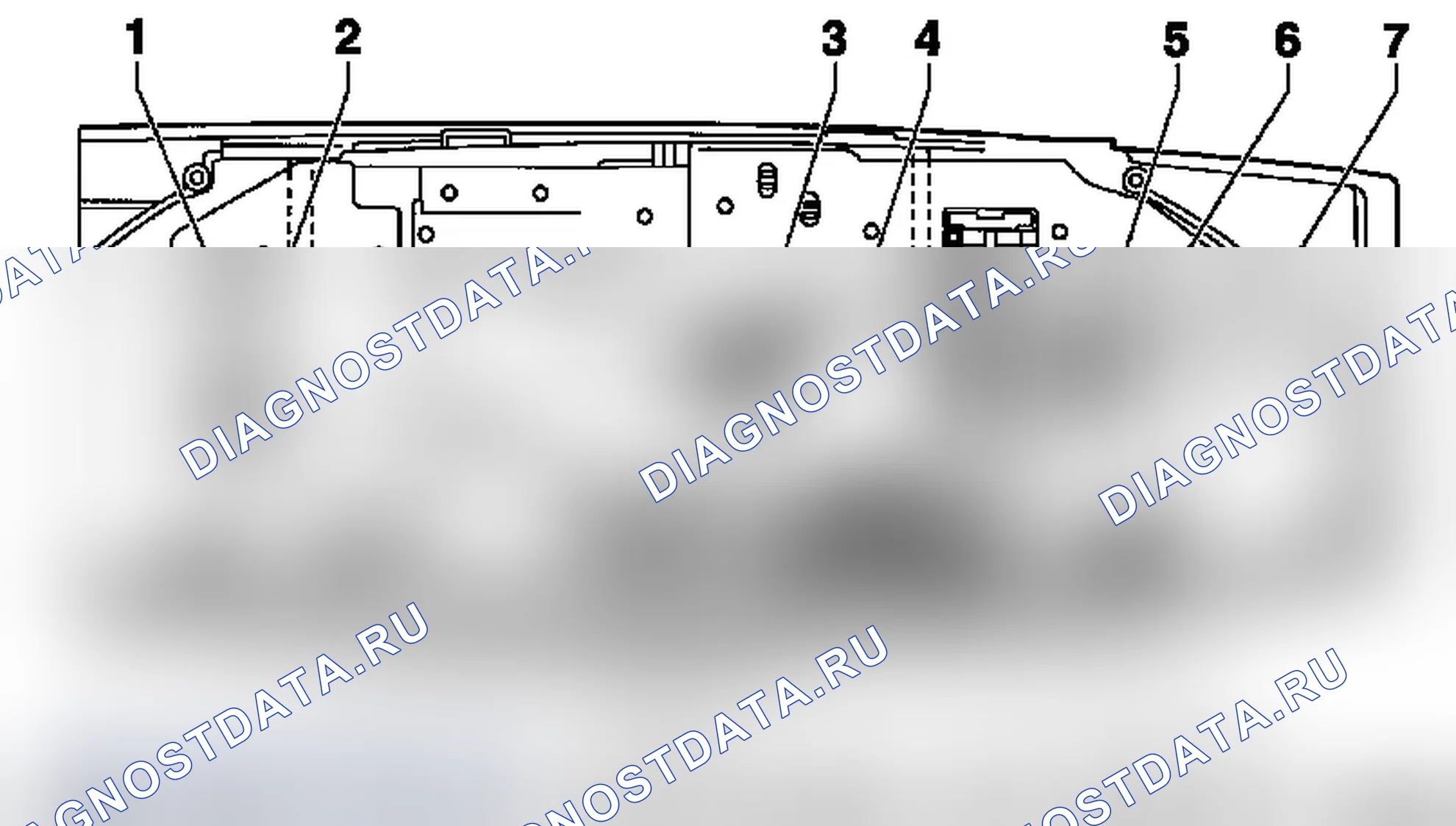 Назначение ламп. Opel Omega B