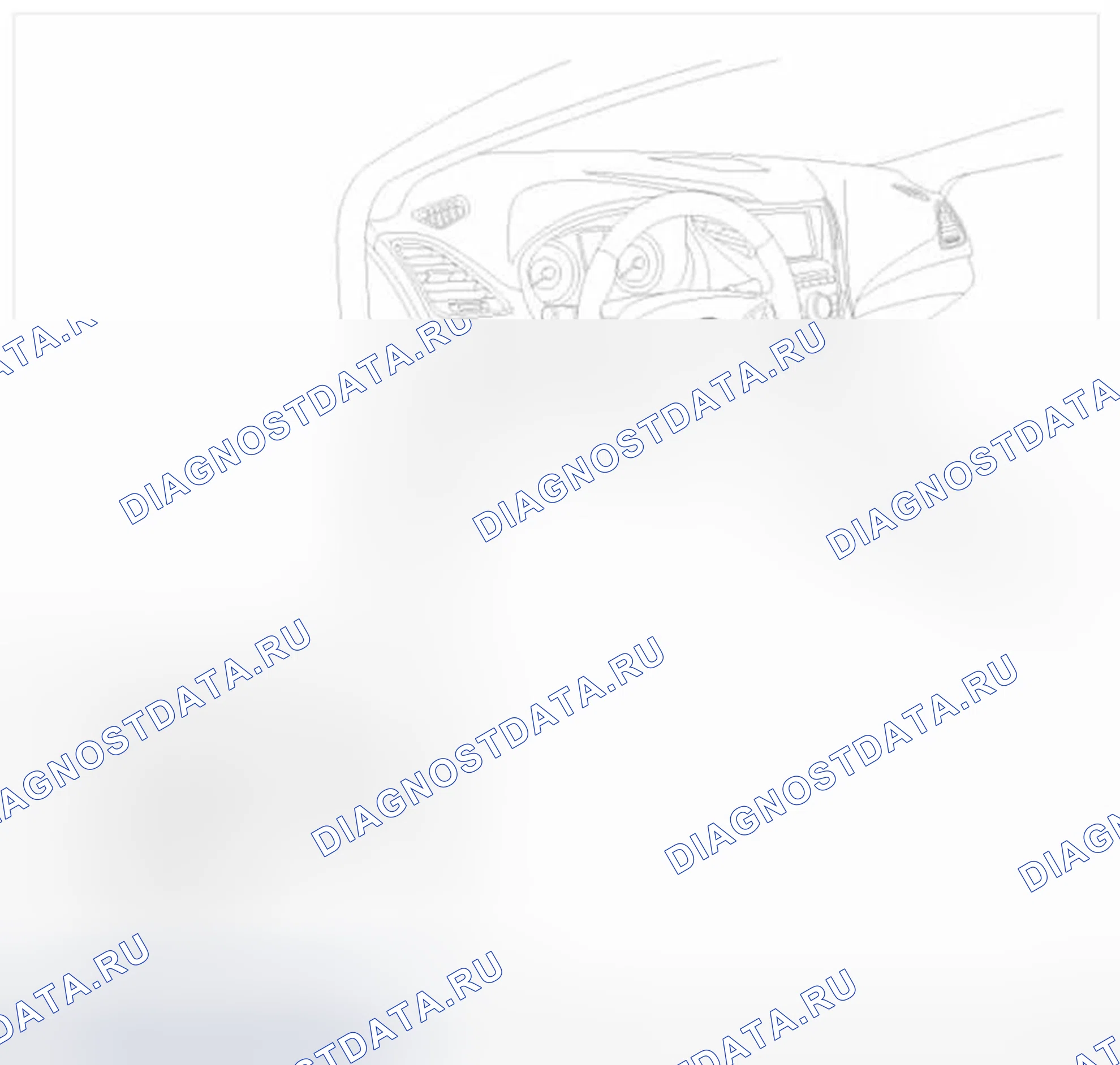 Рис. 19: Расположение компонентов. Hyundai Azera II
