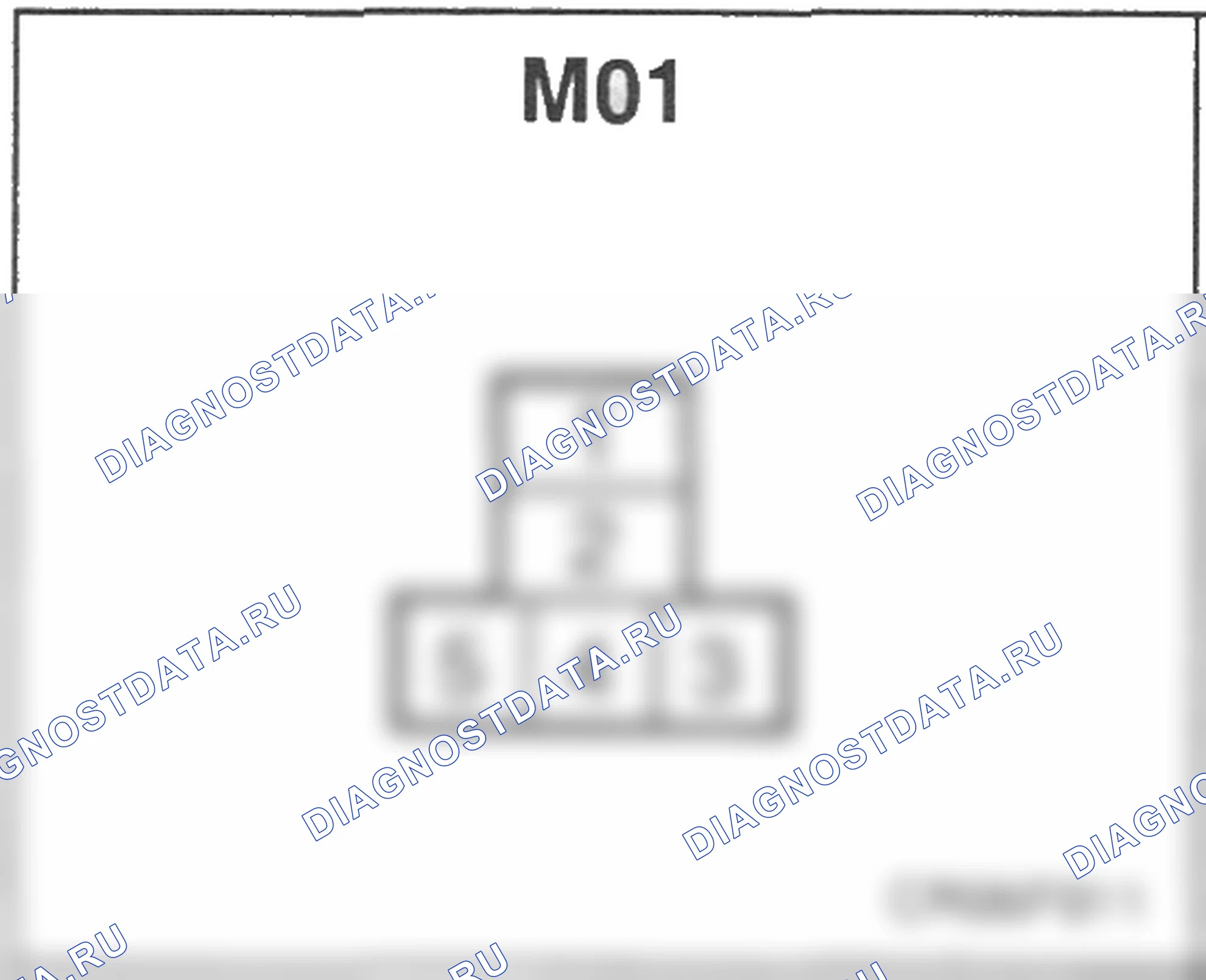 Распиновка разъёма M01 — основного жгута. Hyundai Accent LC