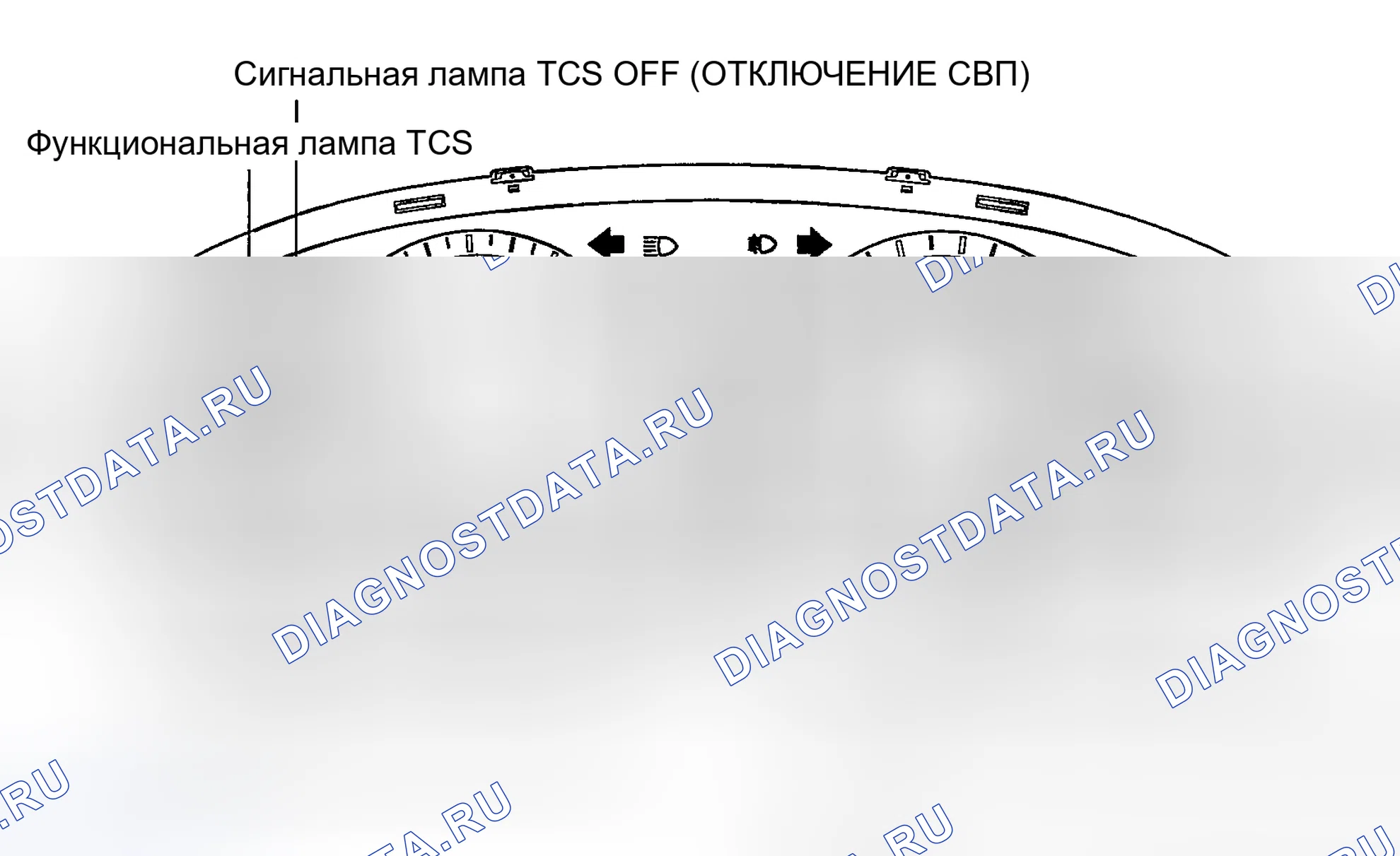 Рис. 56: УПРАВЛЕНИЕ ПРЕДУПРЕДИТЕЛЬНОЙ ЛАМПОЙ. Kia Spectra I рестайлинг 2