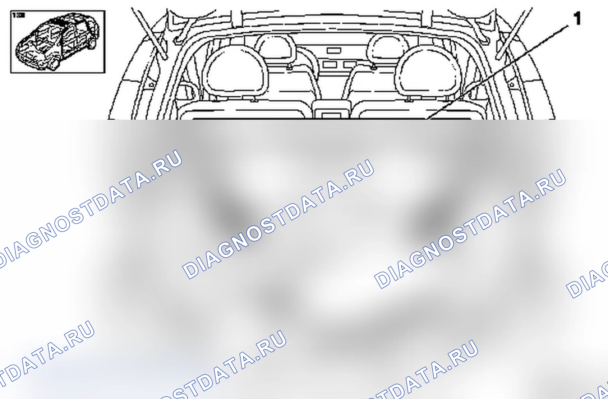 Снять и установить полку багажника посередине. Opel Meriva A рестайлинг