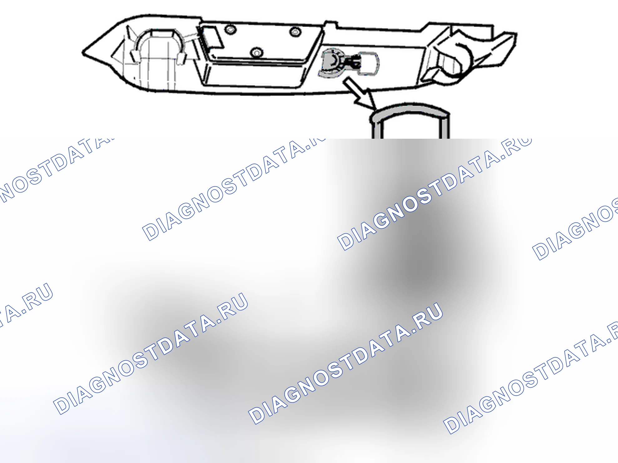 Рис. 247: Установка транспортного предохранительного колпачка. Volvo C70 I