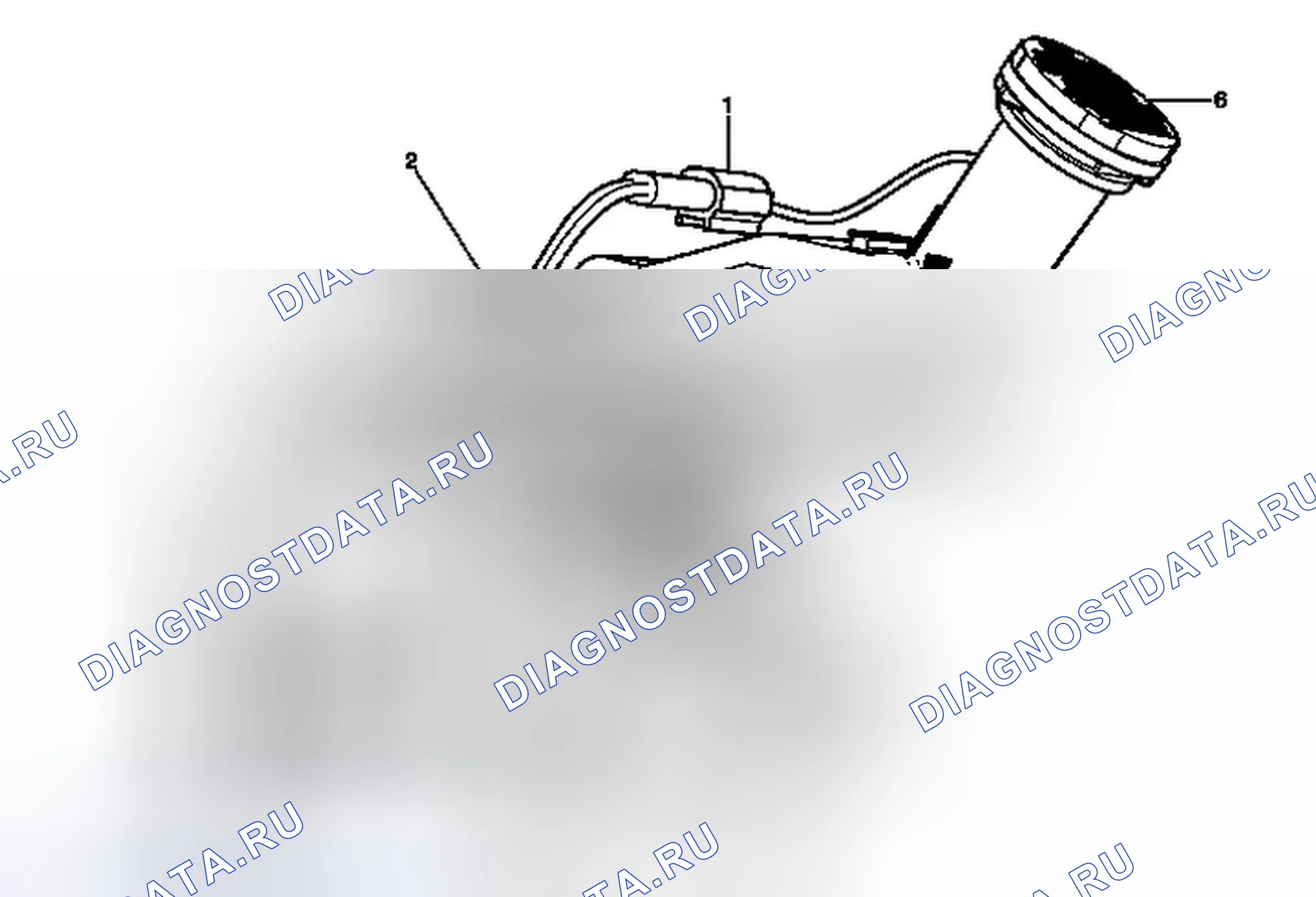 Рис. 6: Замена резервуара главного цилиндра. Chevrolet Spark M300