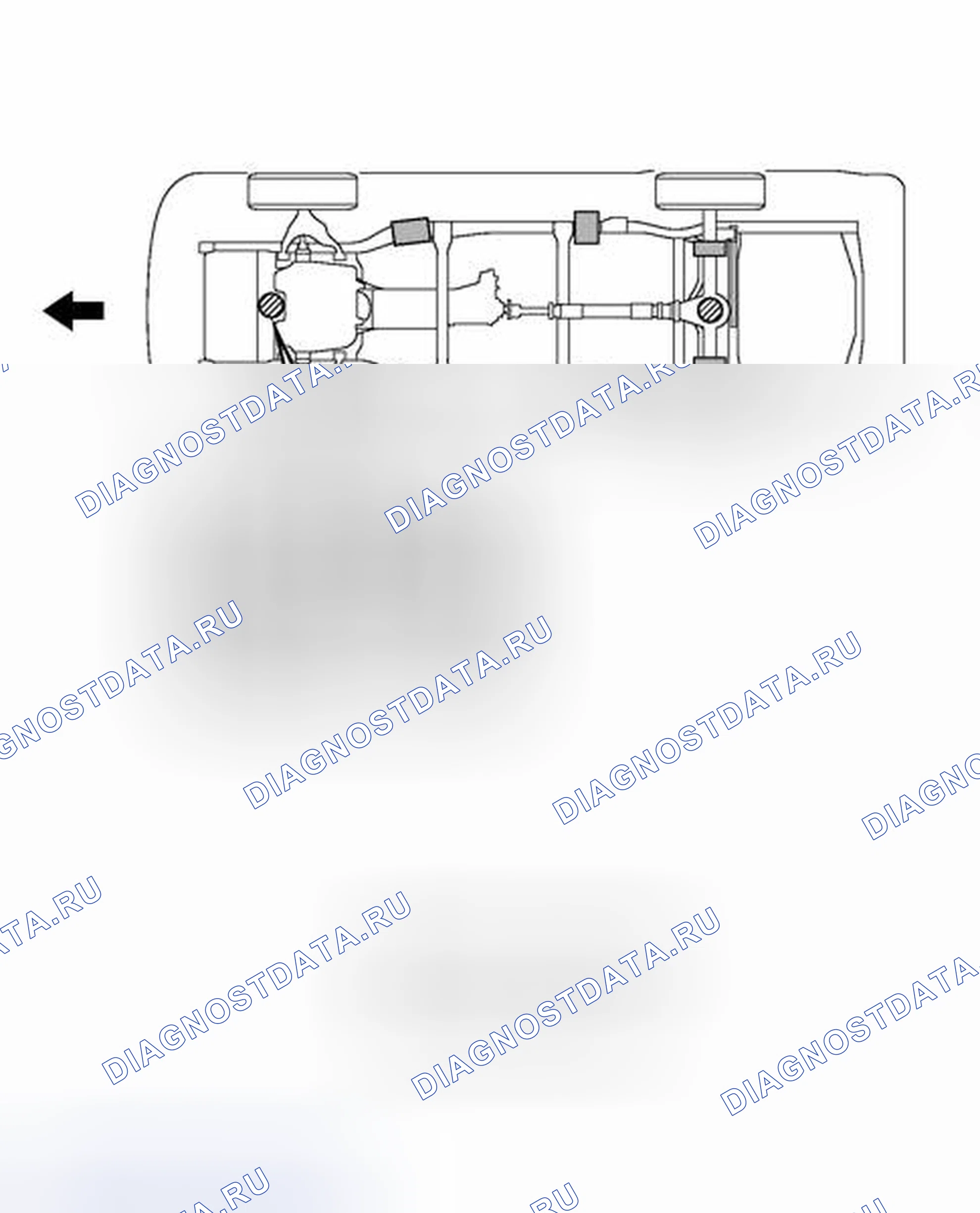 Рис. 48: МЕСТА ПОДЪЕМА И ПОДДЕРЖКИ ТРАНСПОРТНЫХ СРЕДСТВ [08 / 2013 -]. Toyota FJ Cruiser I