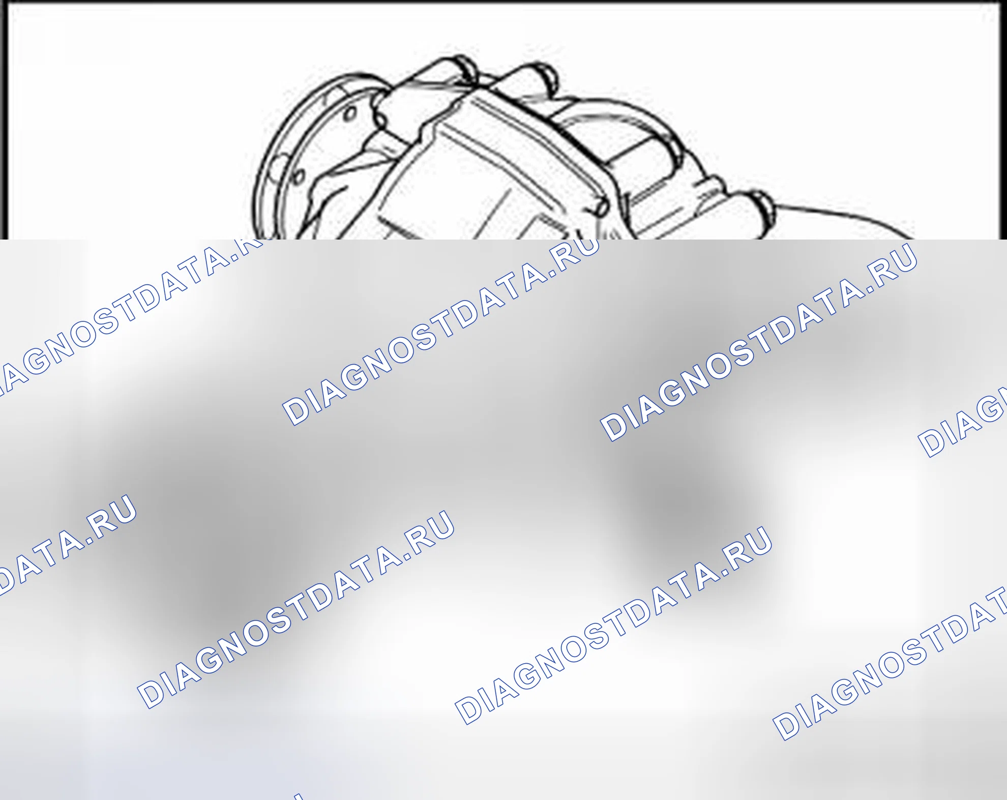 Рис. 5: ИДЕНТИФИКАЦИЯ ЗАДНЕГО БОРТОВОГО ПРИВОДА. Volkswagen Touareg I