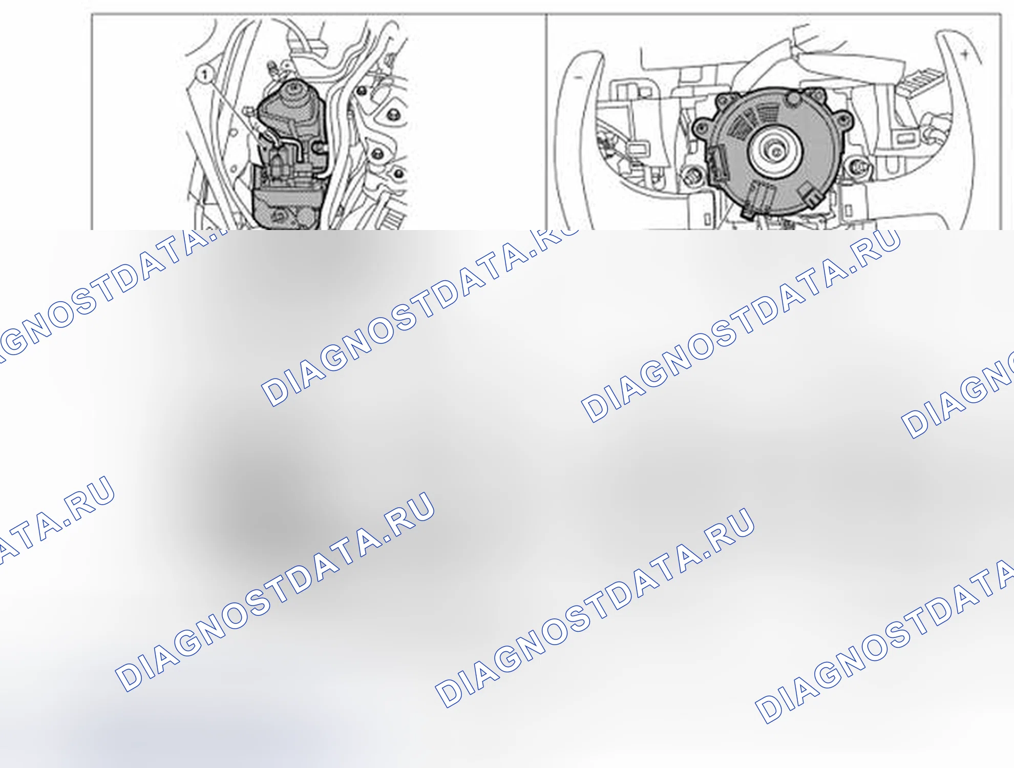 Рис. 13: Расположение компонентов. Nissan Altima L33