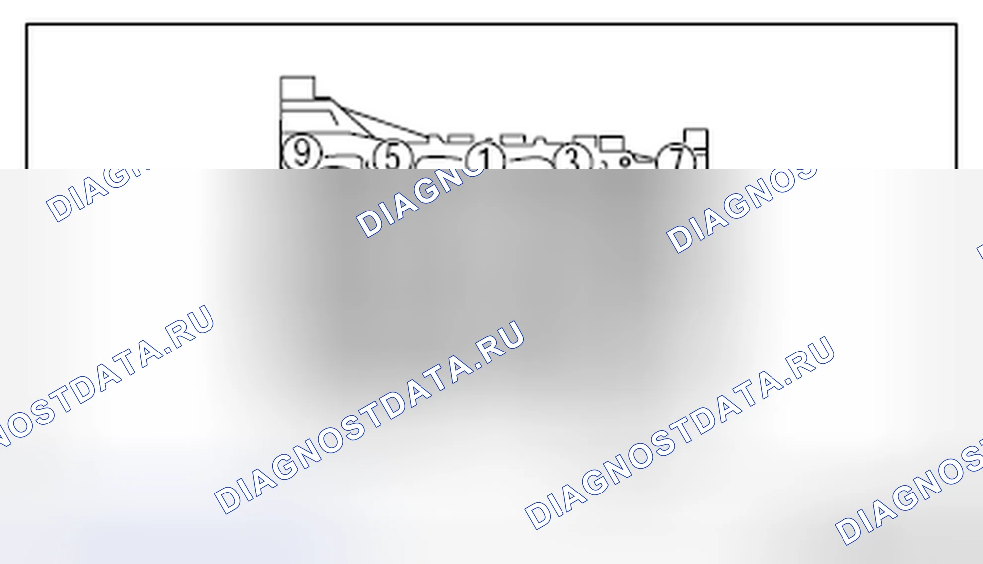 Рис. 48: Крышка основного подшипника в сборе Примечание. Honda Civic IX рестайлинг