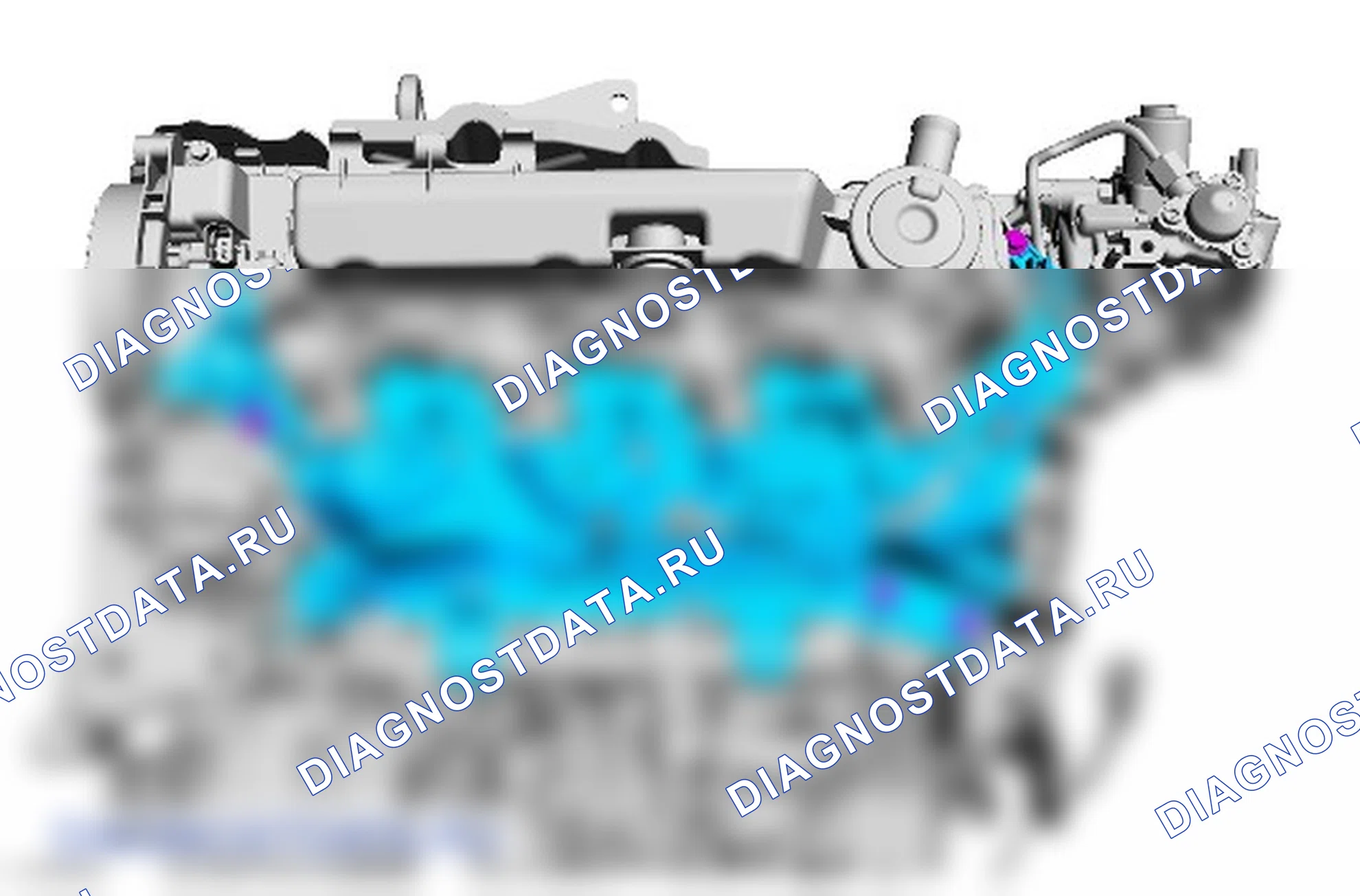 Как снять присоединяемые детали двигателя. Ford S-MAX II