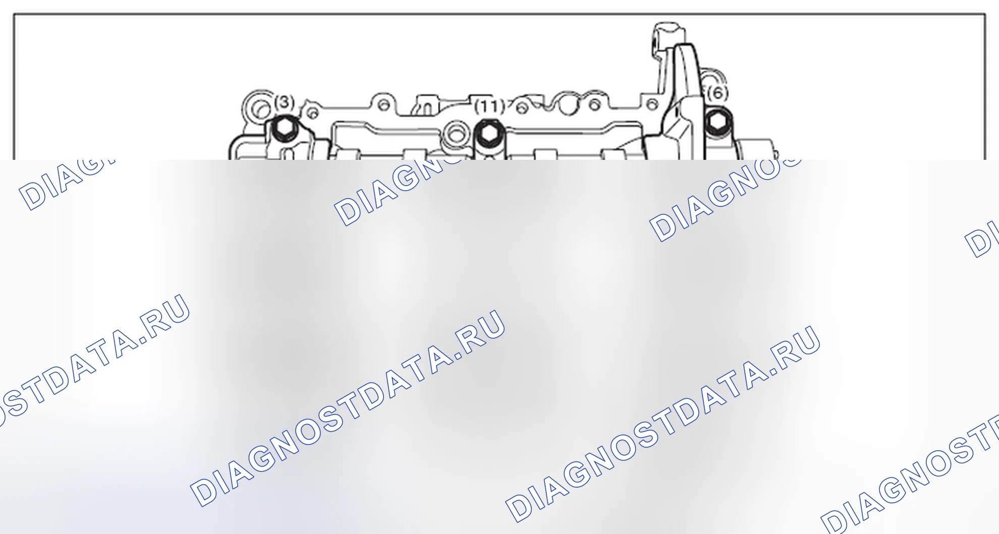 Рис. 289: ОПОРА КУЛАЧКОВАЯ ПРАВАЯ. Subaru Outback BR рестайлинг