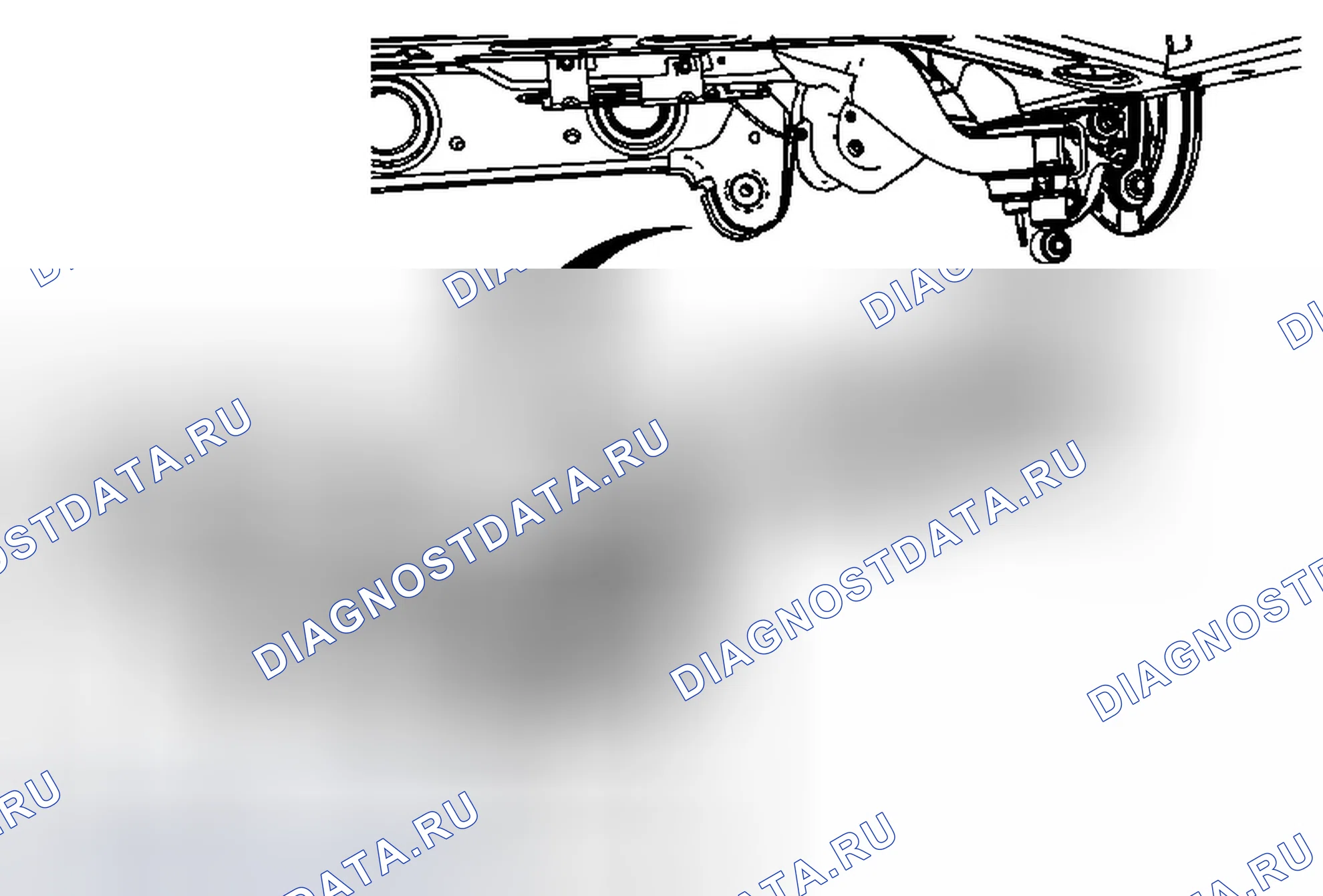 Рис. 7: Замена нижнего рычага управления. Chevrolet Traverse I