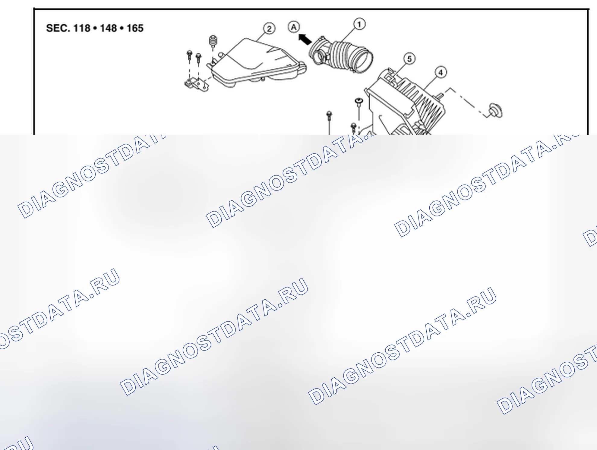 Рис. 327: Демонтаж и монтаж. Nissan Sentra B16 рестайлинг
