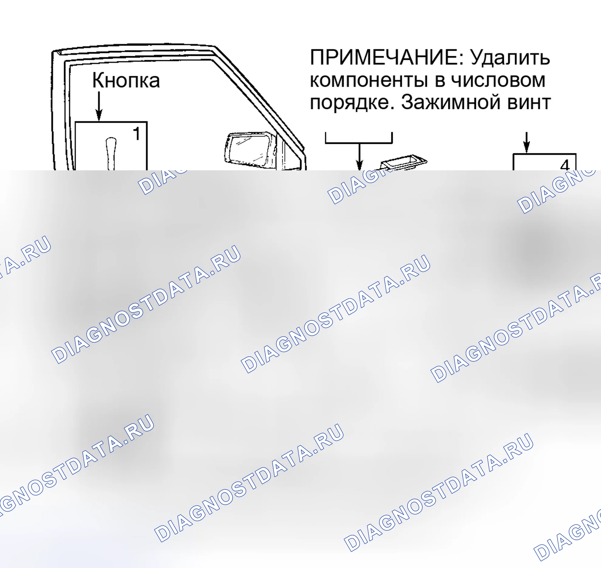 Рис. 1: Демонтаж и монтаж. Volvo 850 I