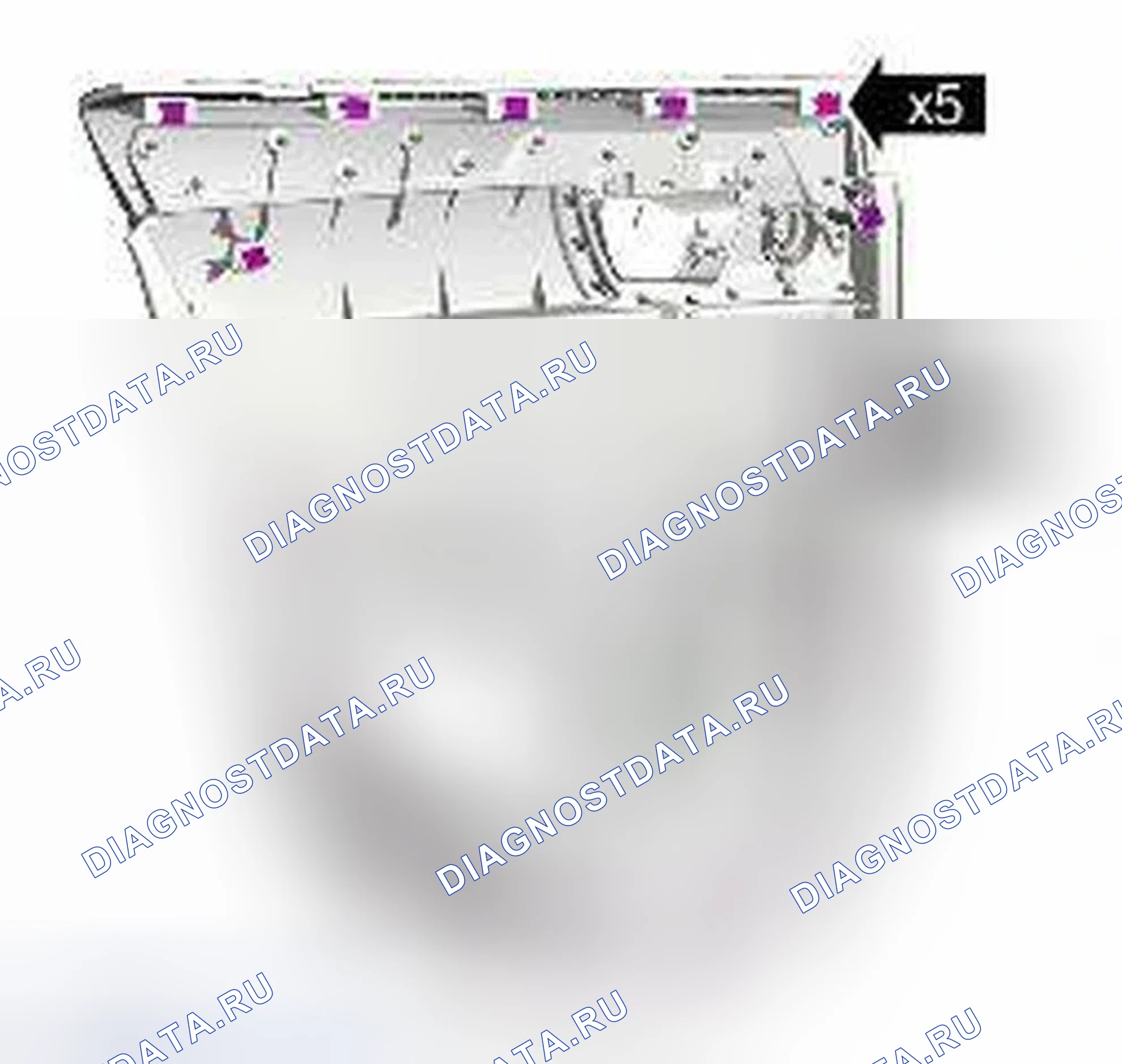 Рис. 46: ДЕМОНТАЖ. Jaguar XF I