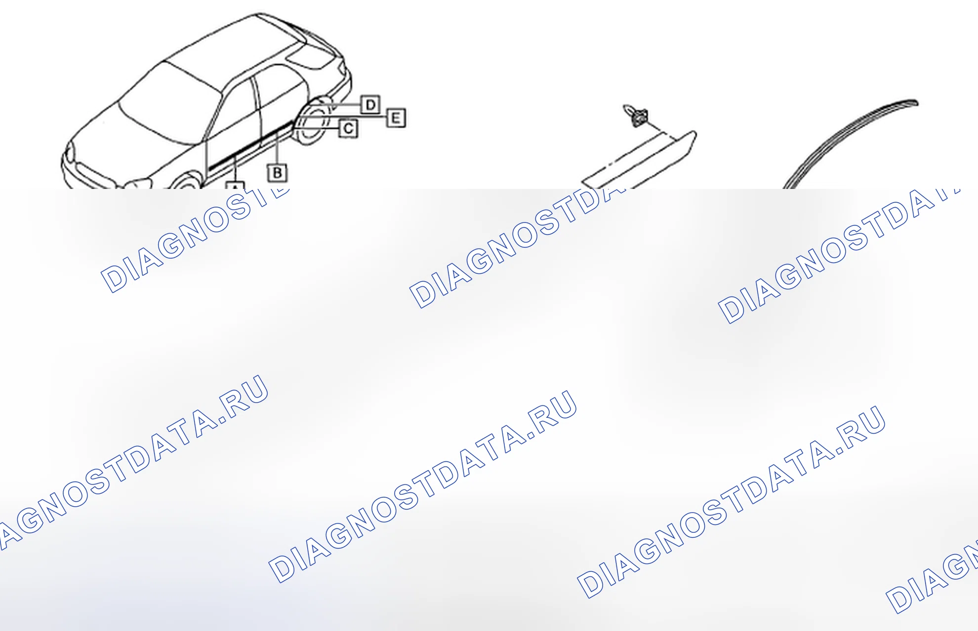 Рис. 28: Разнесенный вид протектора. Subaru Impreza WRX STI GD рестайлинг 2
