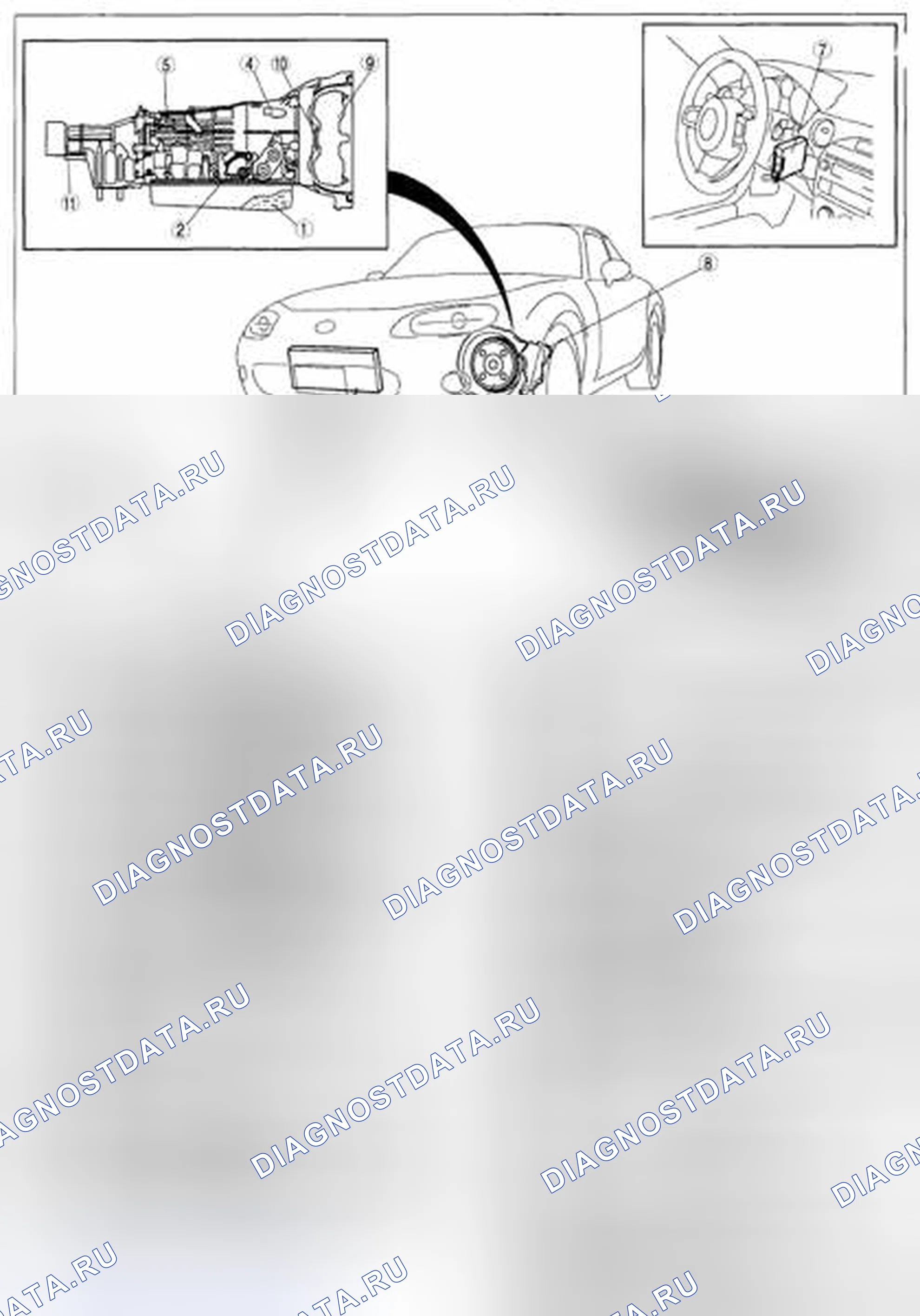 Рис. 372: АВТОМАТИЧЕСКАЯ КОРОБКА ПЕРЕДАЧ [SJ6A-EL]. Mazda MX-5 NC рестайлинг