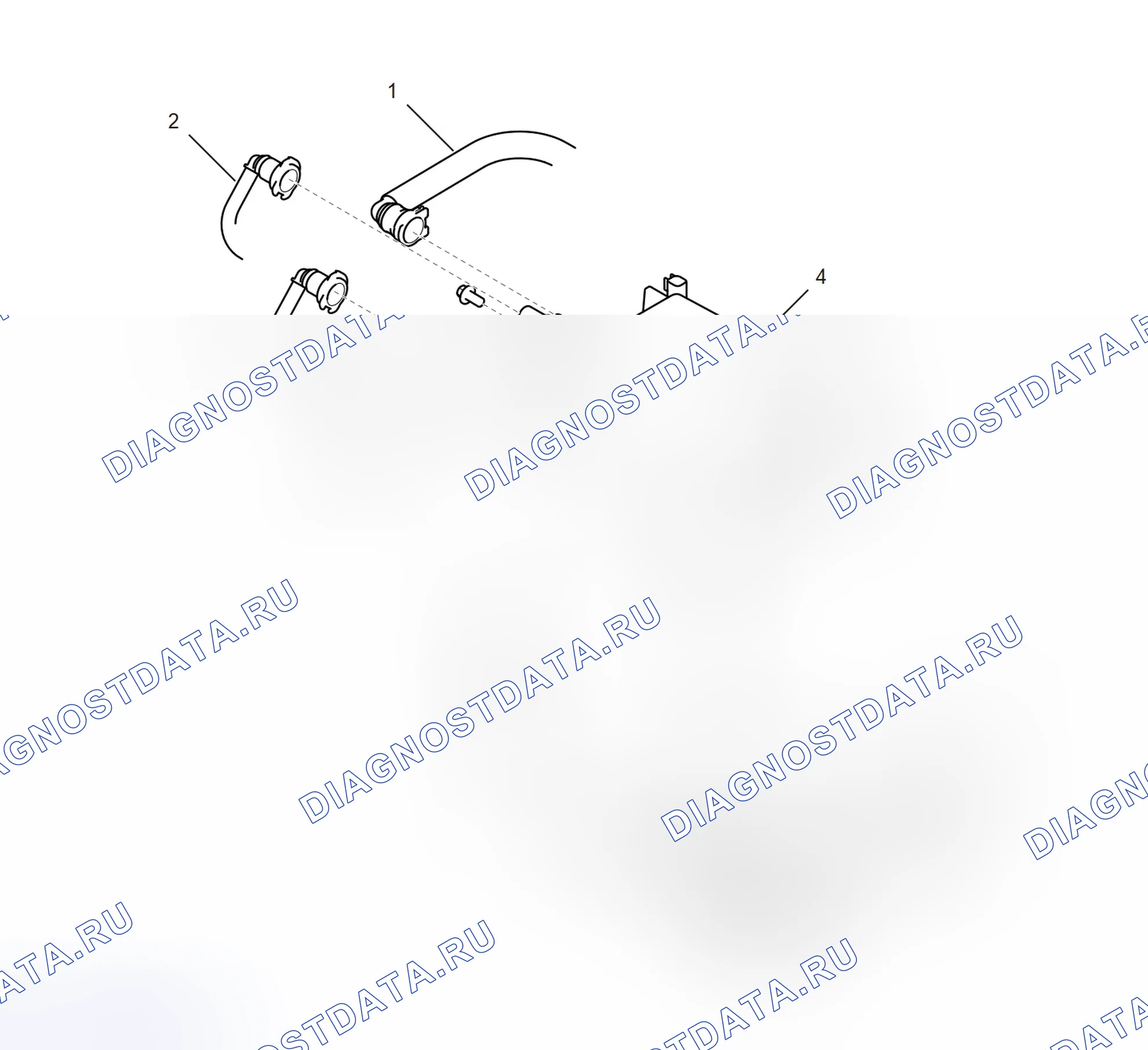 Схема расположения адсорбера — Great Wall Wingle-7. Great-Wall Wingle 7 I